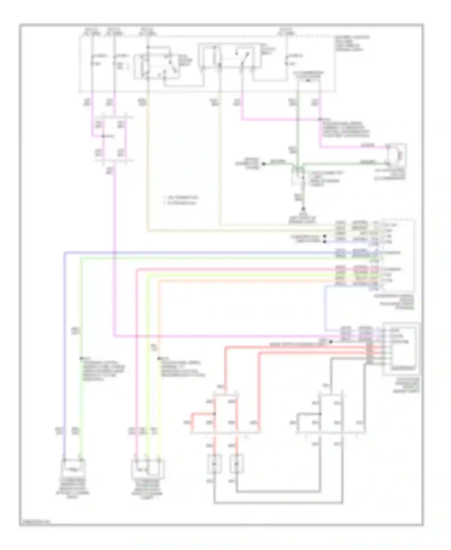Wiring diagram brn/wht for Ford Edge I (2006-2010) (2 of 22)