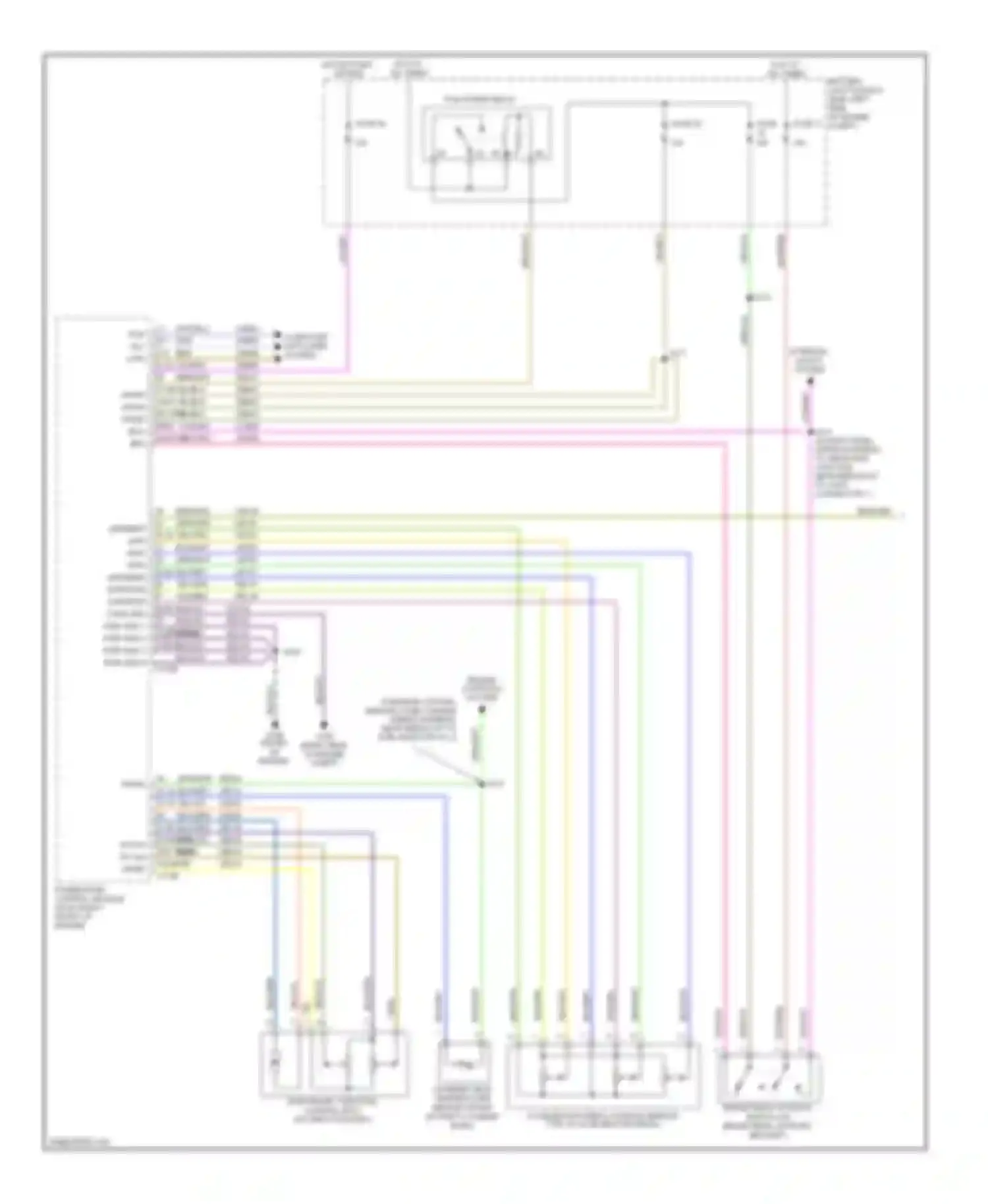 Wiring diagram fuse 49 for Ford Edge I (2006-2010) (1 of 2)