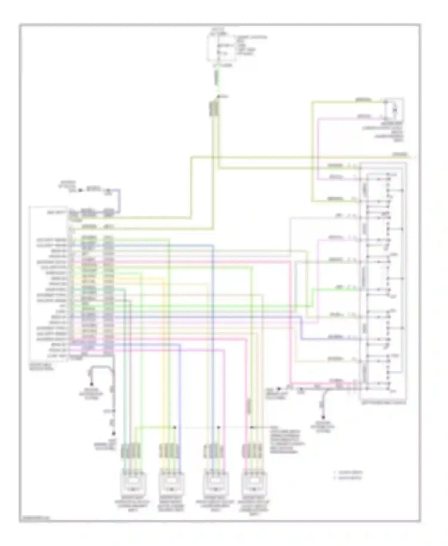Wiring diagram gry/brn for Ford Edge I (2006-2010)