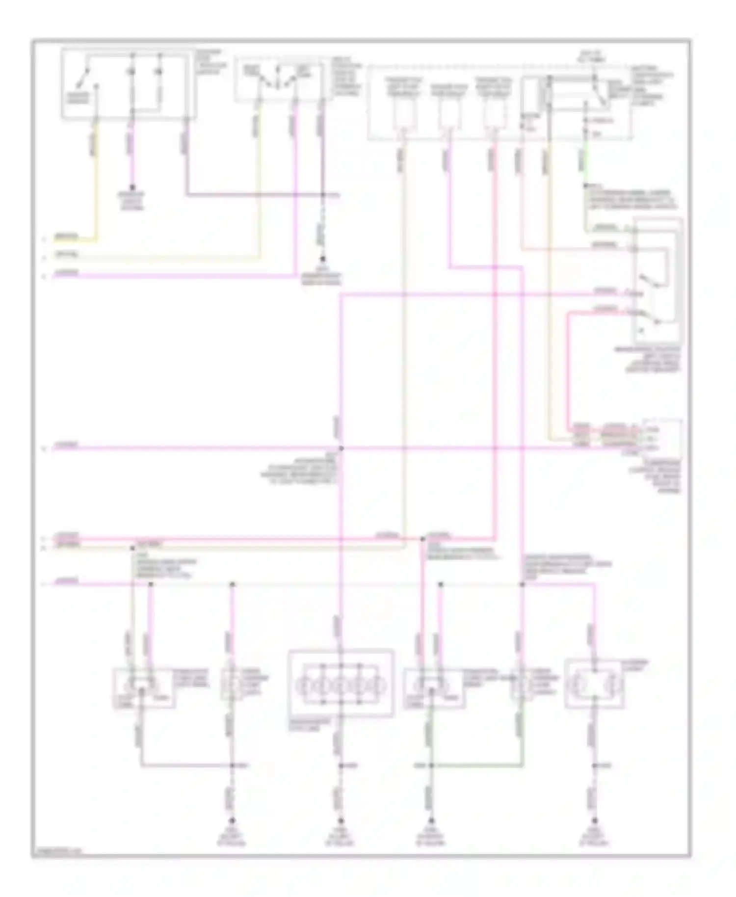 Wiring diagram 47 8 46 bps pcm rly boo for Ford Edge I (2006-2010)