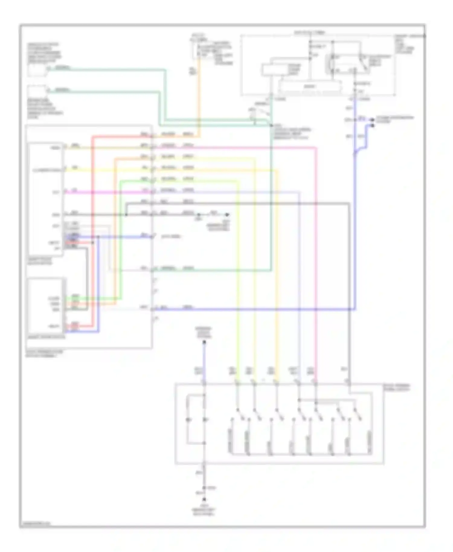 Wiring diagram yel/red for Ford Edge I (2006-2010)