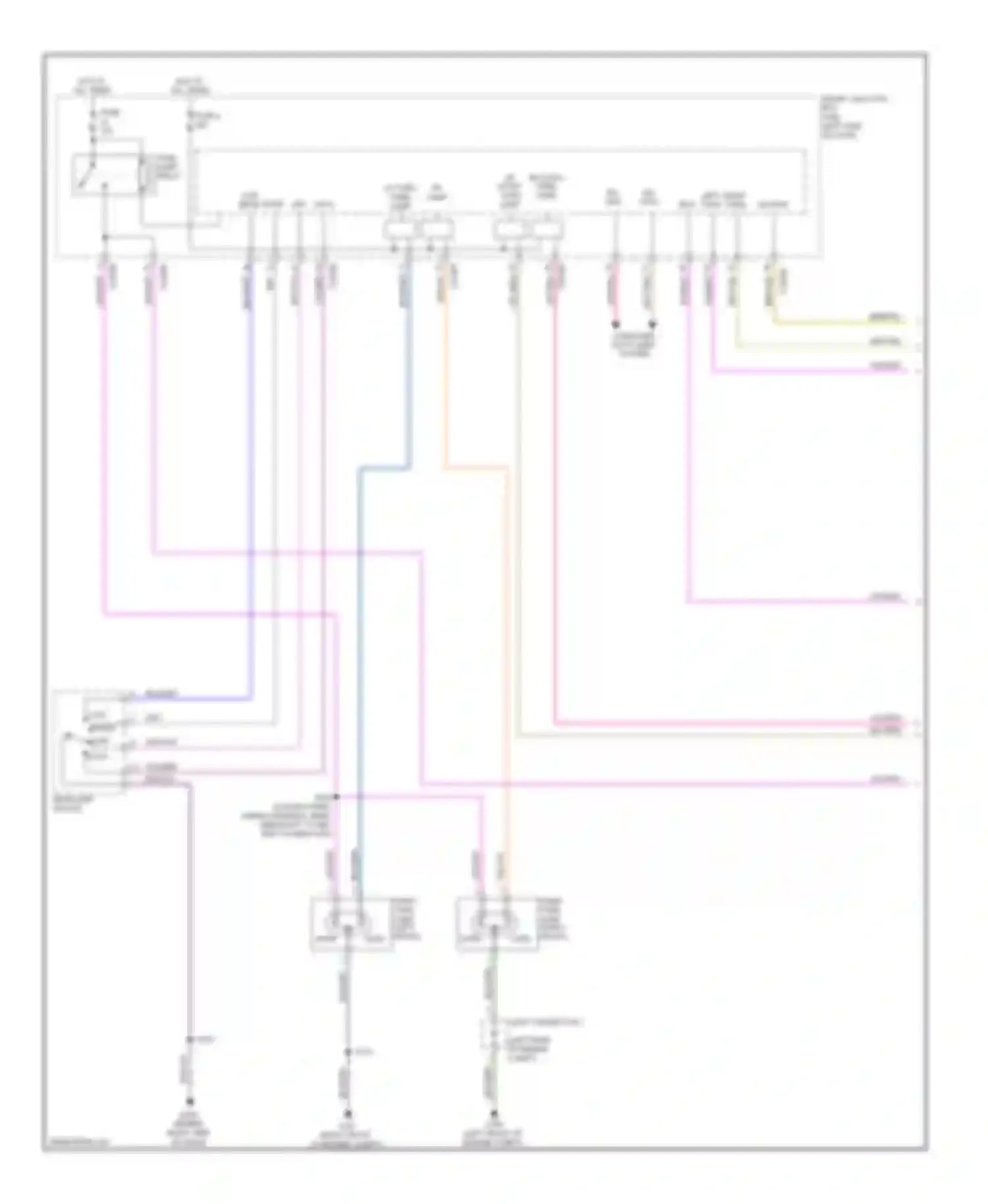Wiring diagram gry/brn for Ford Edge I (2006-2010)