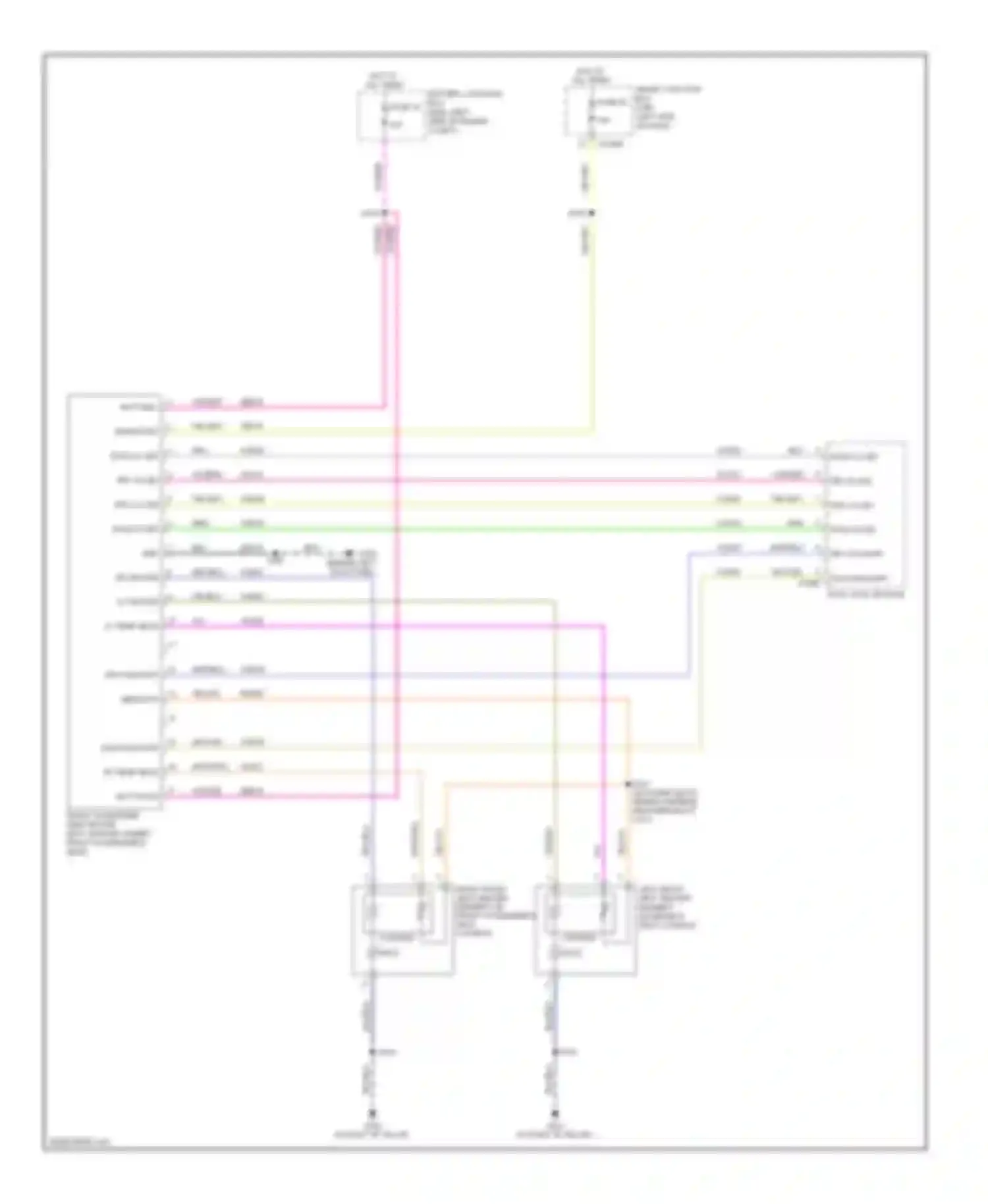 Wiring diagram vio/red for Ford Edge I (2006-2010)