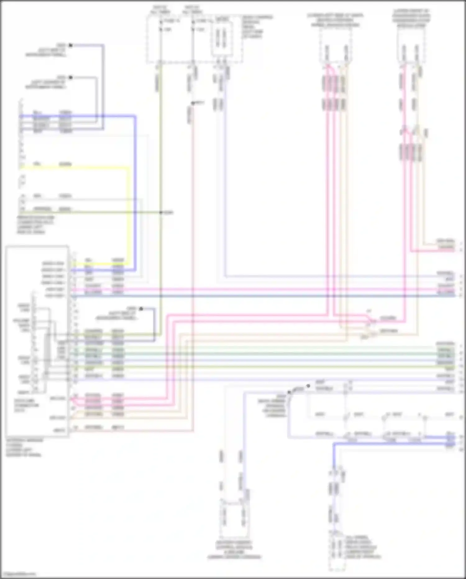 Edge Ford II facelift (2018-2023): Computer data lines circuit (1 of 4)