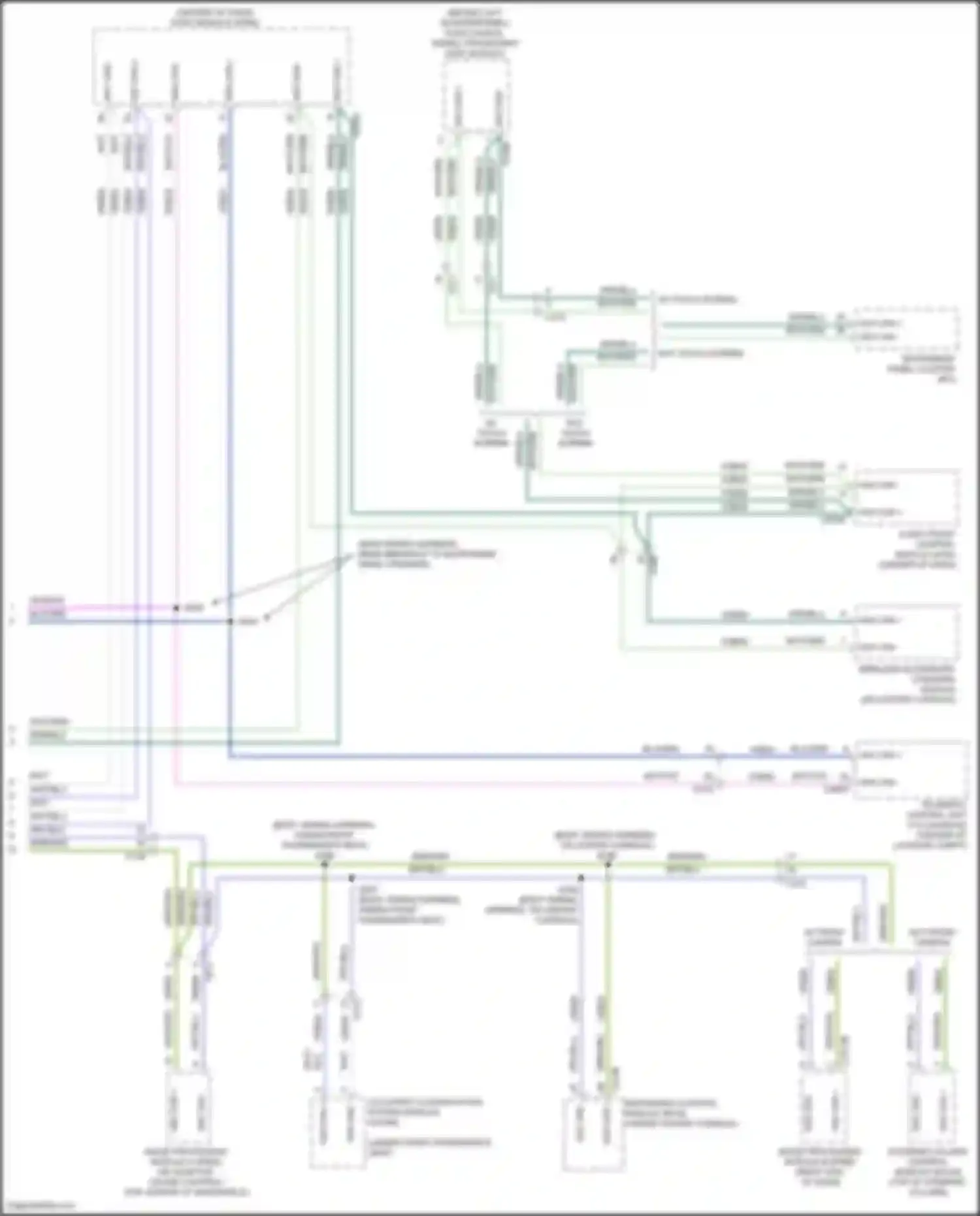 Edge Ford II facelift (2018-2023): Computer data lines circuit (4 of 4)