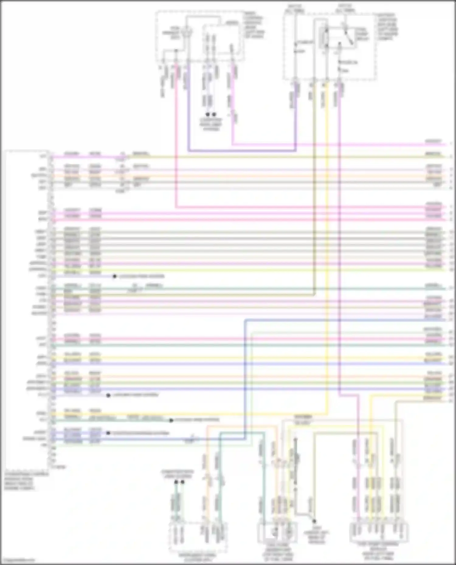 Edge Ford II facelift (2018-2023): Wiring diagram engine performance 2.0l turbo (1 of 9)