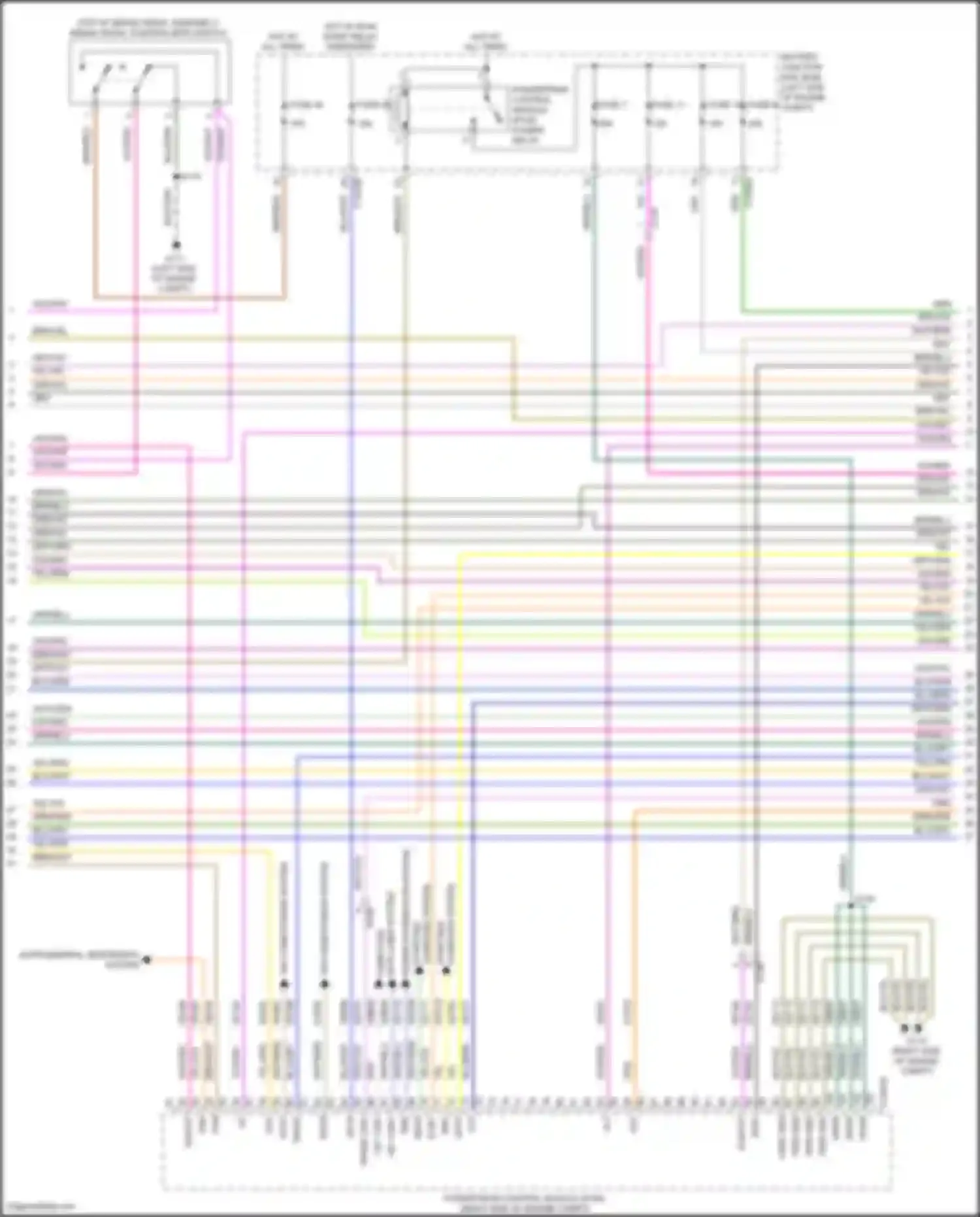 Edge Ford II facelift (2018-2023): Wiring diagram engine performance 2.0l turbo (2 of 9)