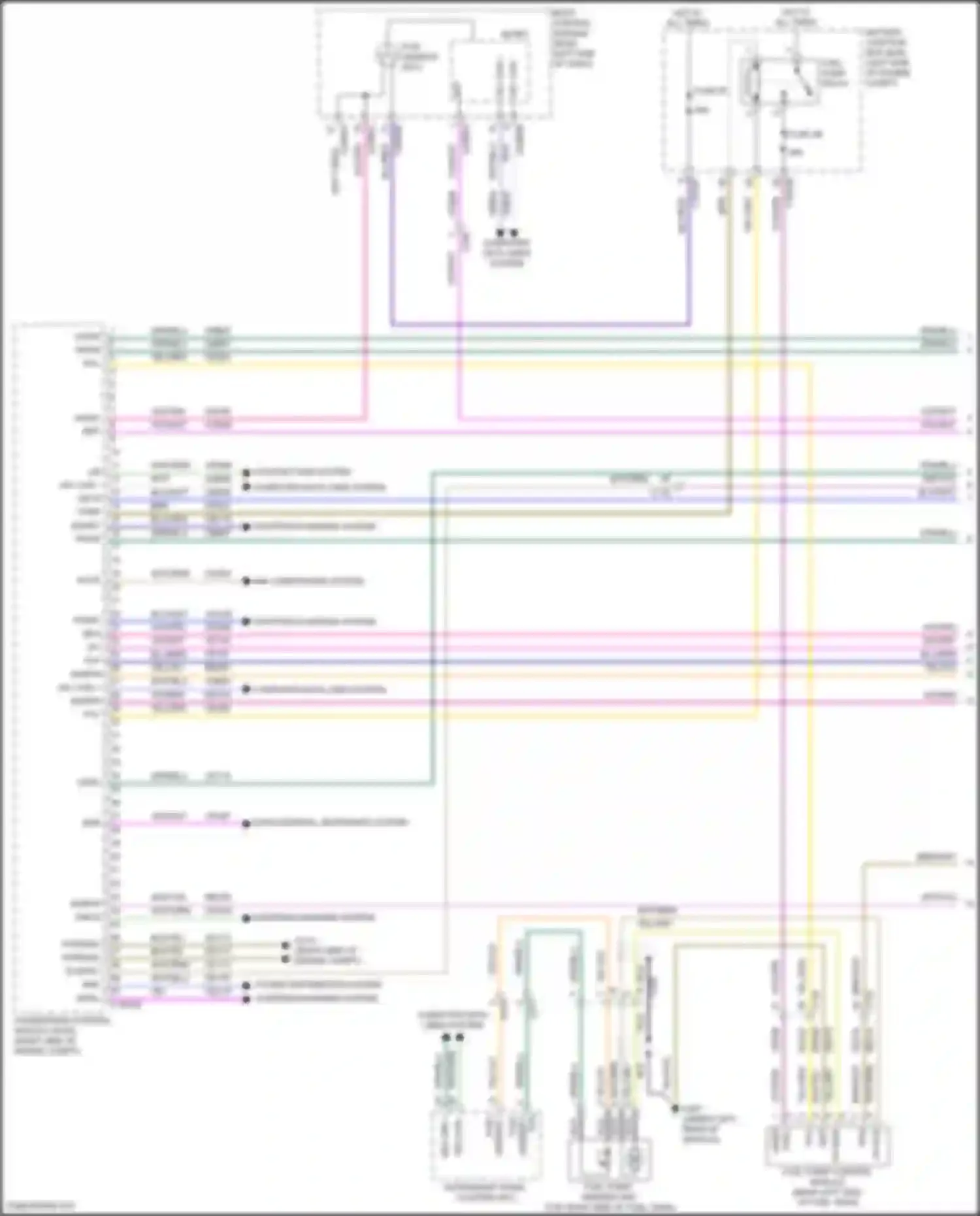 Edge Ford II facelift (2018-2023): Wiring diagram engine performance 2.7l turbo (1 of 11)
