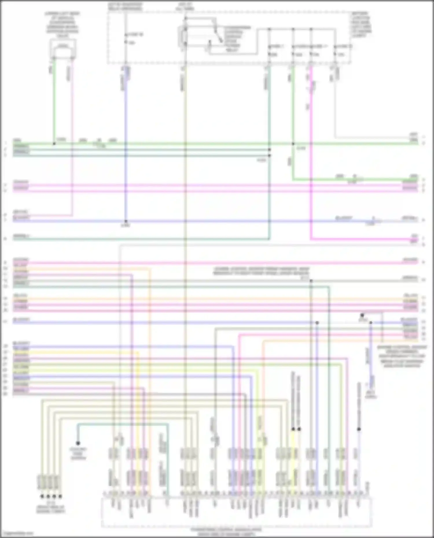 Edge Ford II facelift (2018-2023): Wiring diagram engine performance 2.7l turbo (3 of 11)