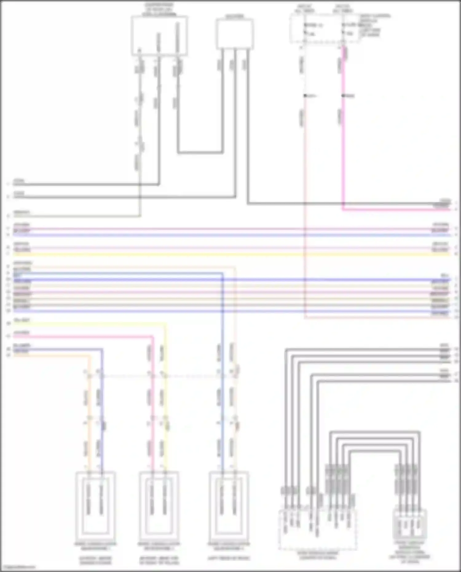 Edge Ford II facelift (2018-2023): Navigation circuit, w/ bang & olufsen sound (3 of 5)