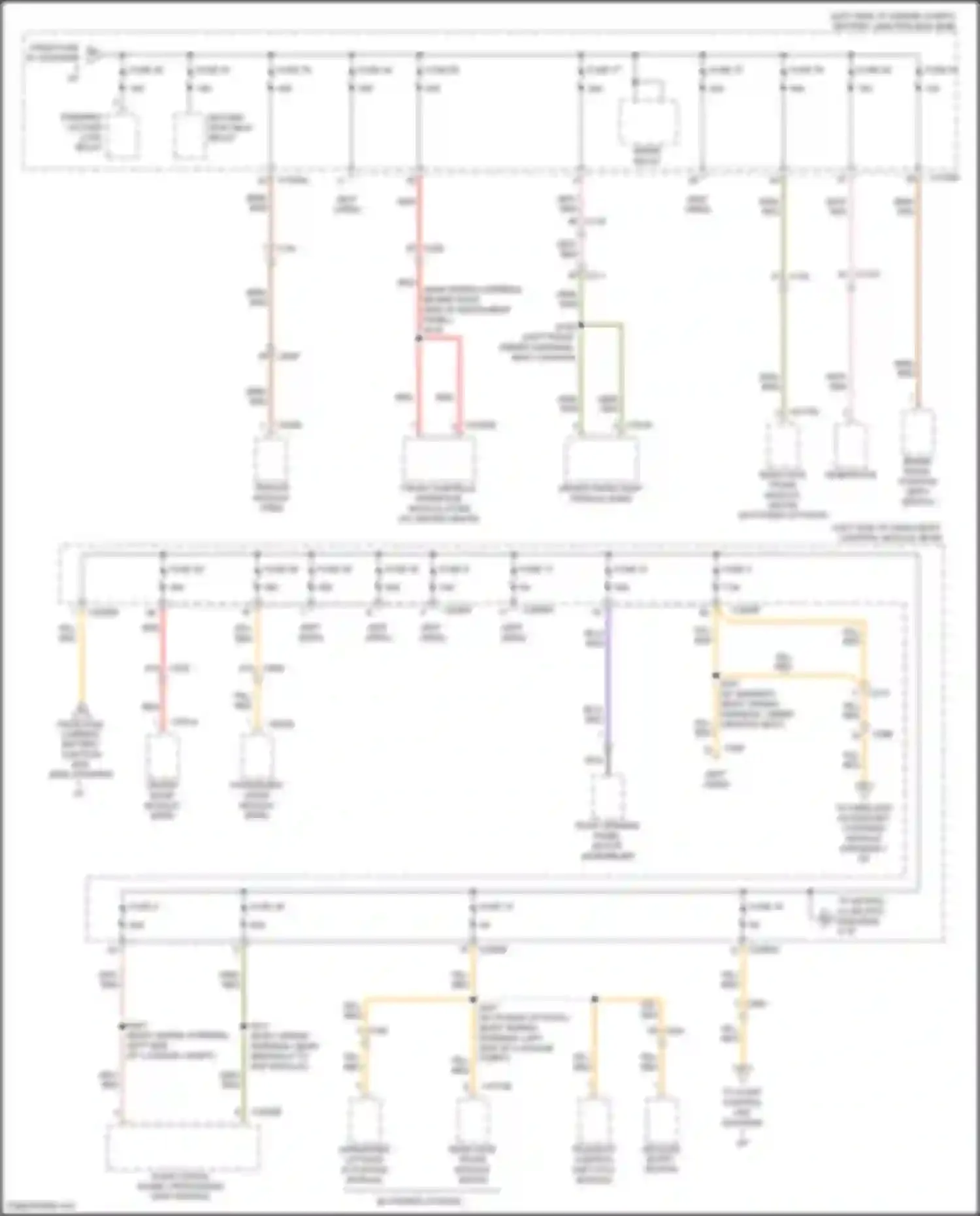 Edge Ford II facelift (2018-2023): Power distribution circuit (4 of 7)