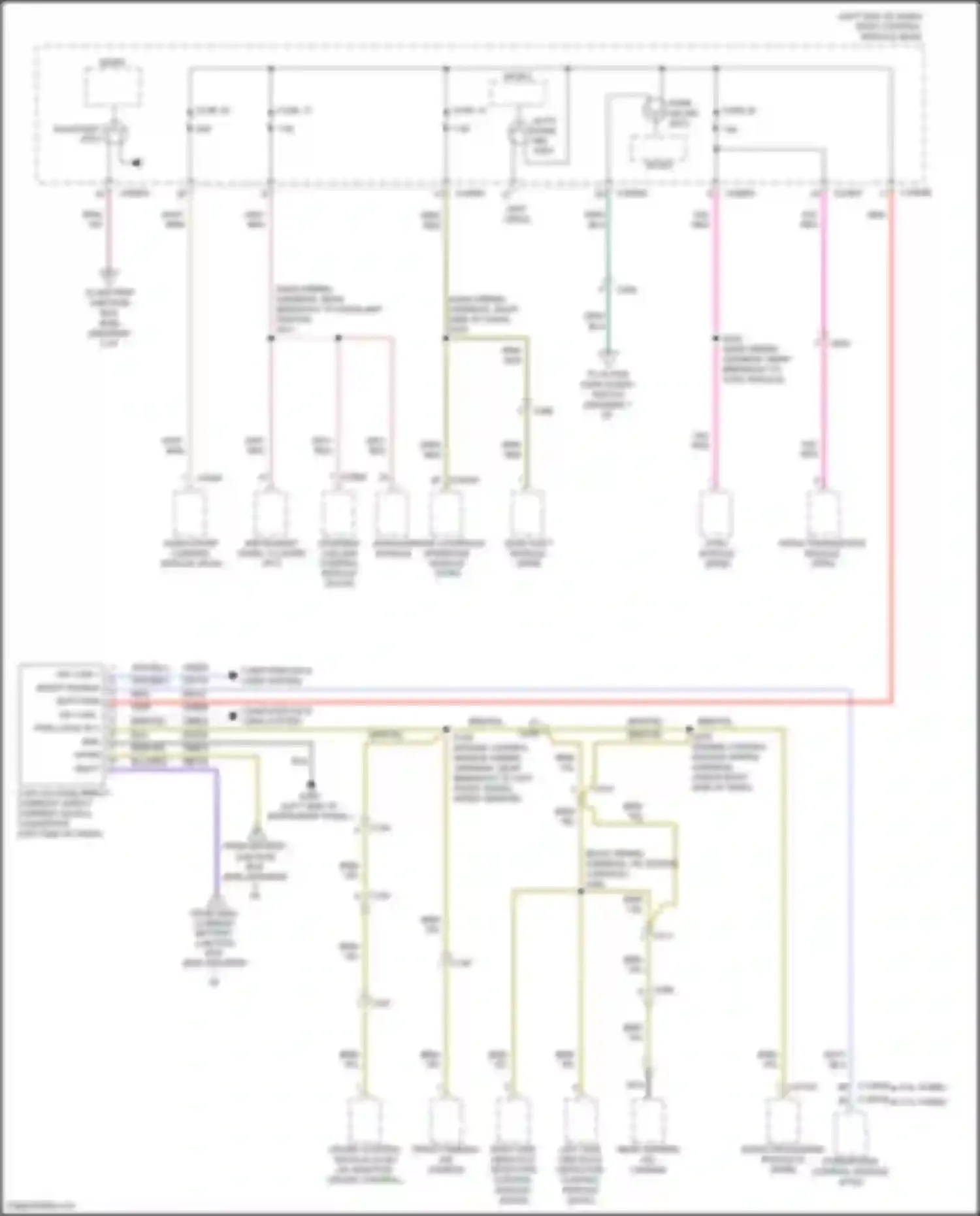 Edge Ford II facelift (2018-2023): Power distribution circuit (6 of 7)