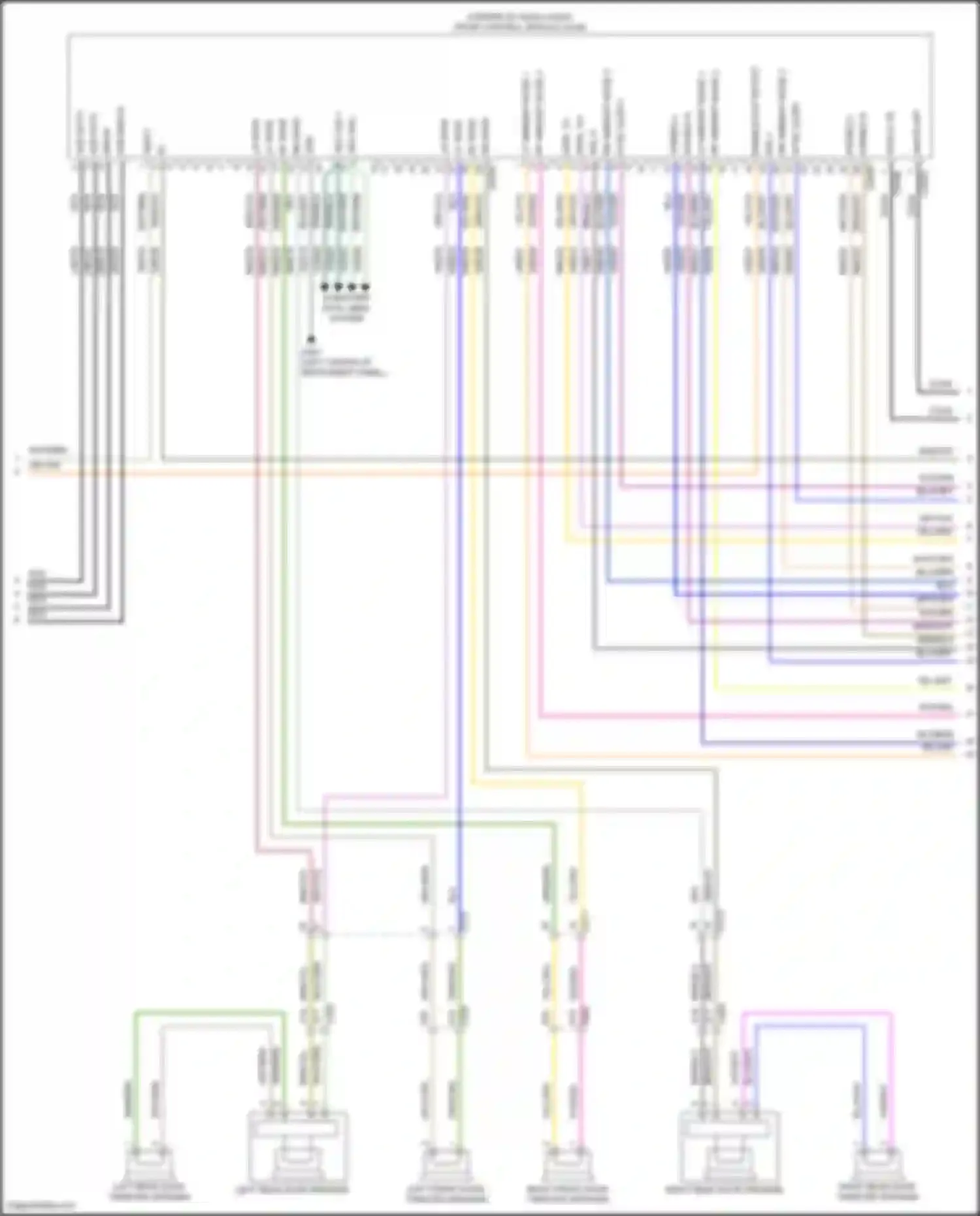 Edge Ford II facelift (2018-2023): Radio circuit, w/ bang & olufsen sound (2 of 5)