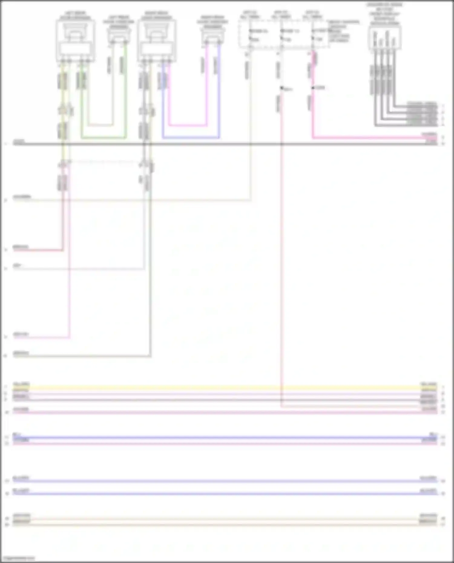 Edge Ford II facelift (2018-2023): Radio circuit, w/ touch screen (2 of 4)
