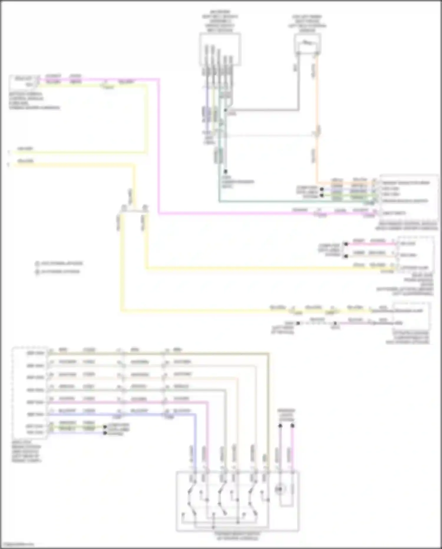 Edge Ford II facelift (2018-2023): Chime circuit (2 of 2)