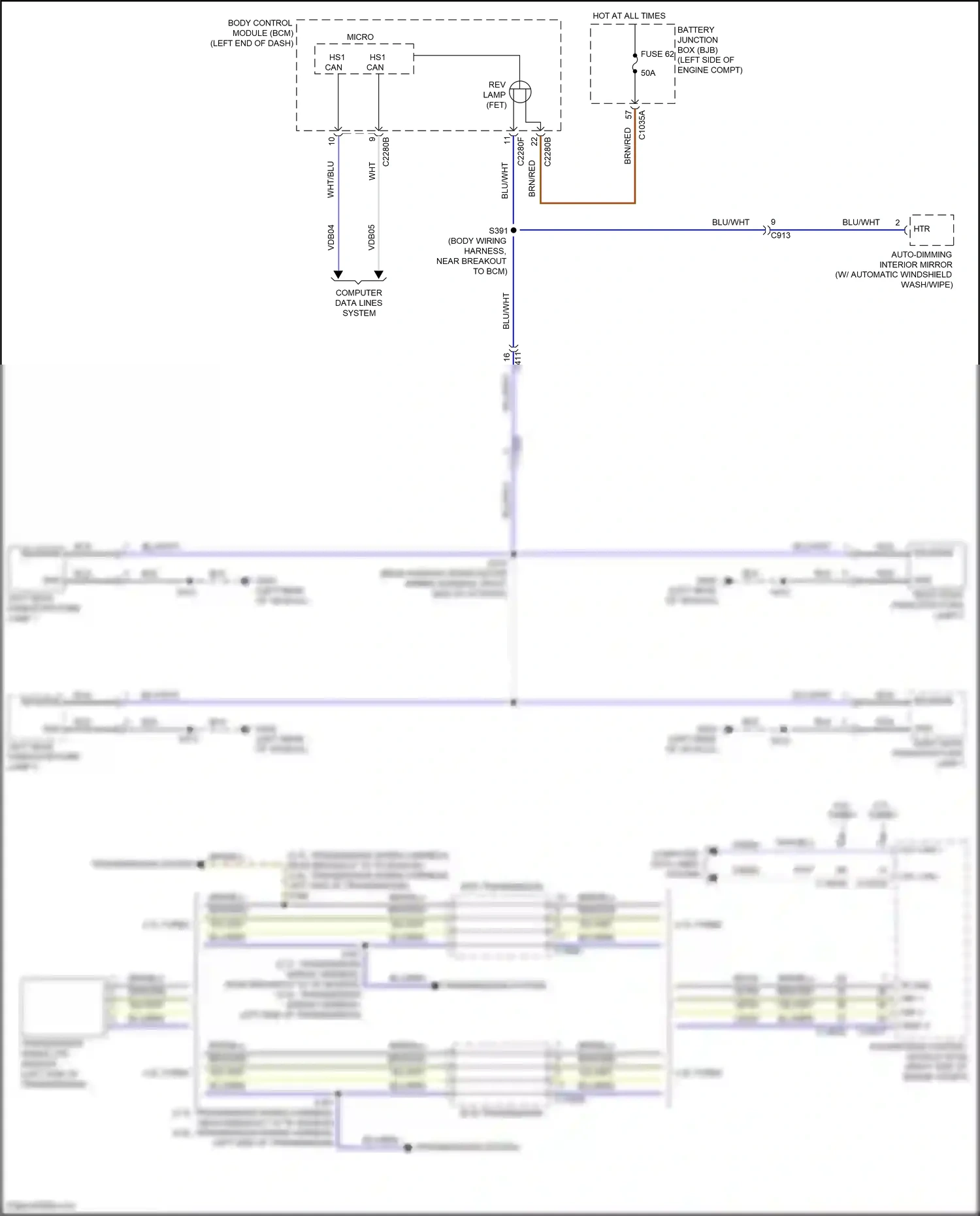 Wiring diagram blk for Ford Edge II facelift (2018-2023) (31 of 52)