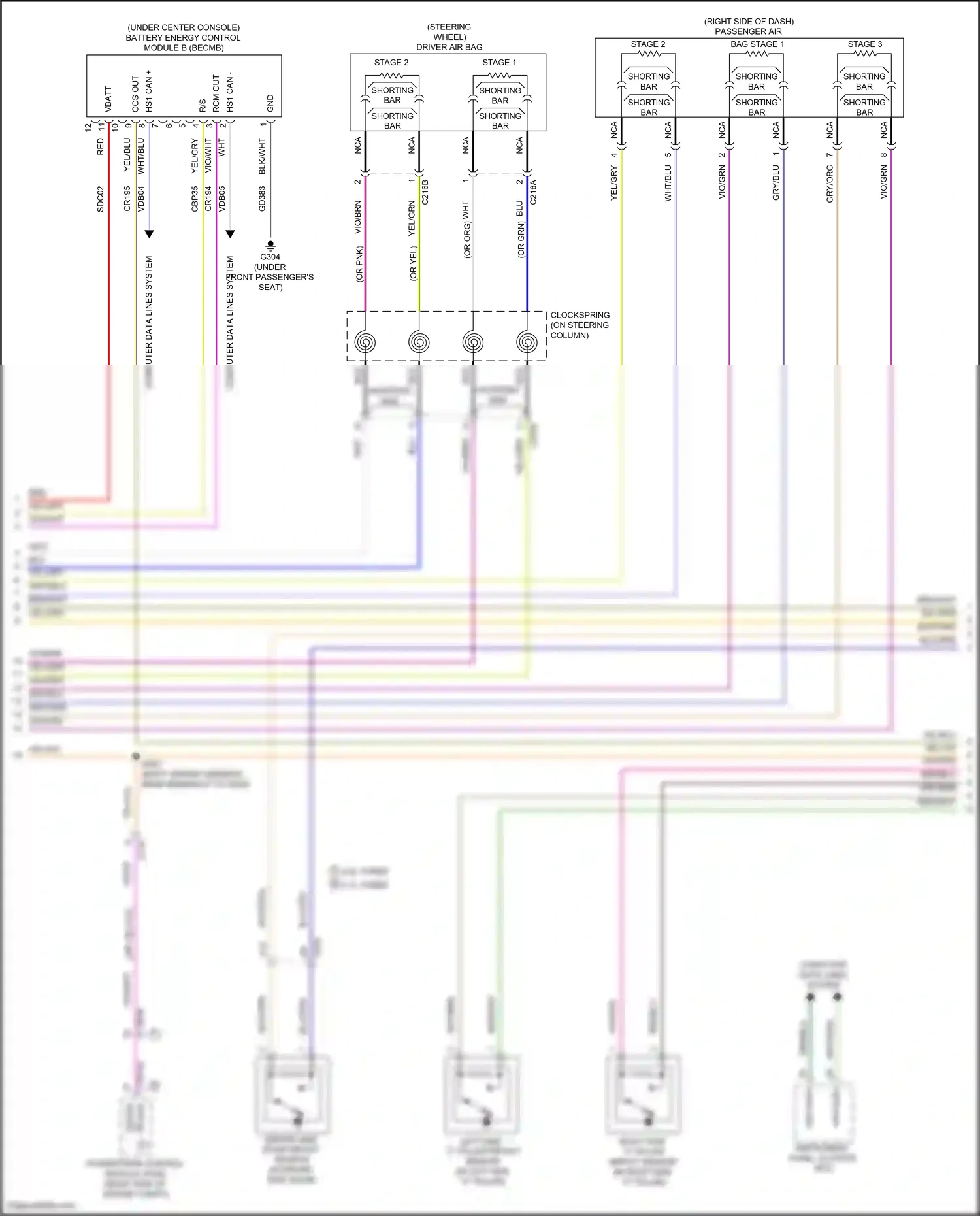 Wiring diagram blu for Ford Edge II facelift (2018-2023) (30 of 73)