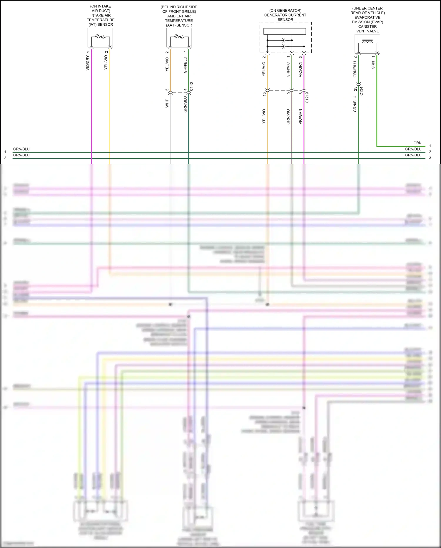 Wiring diagram blu/gry for Ford Edge II facelift (2018-2023) (58 of 63)