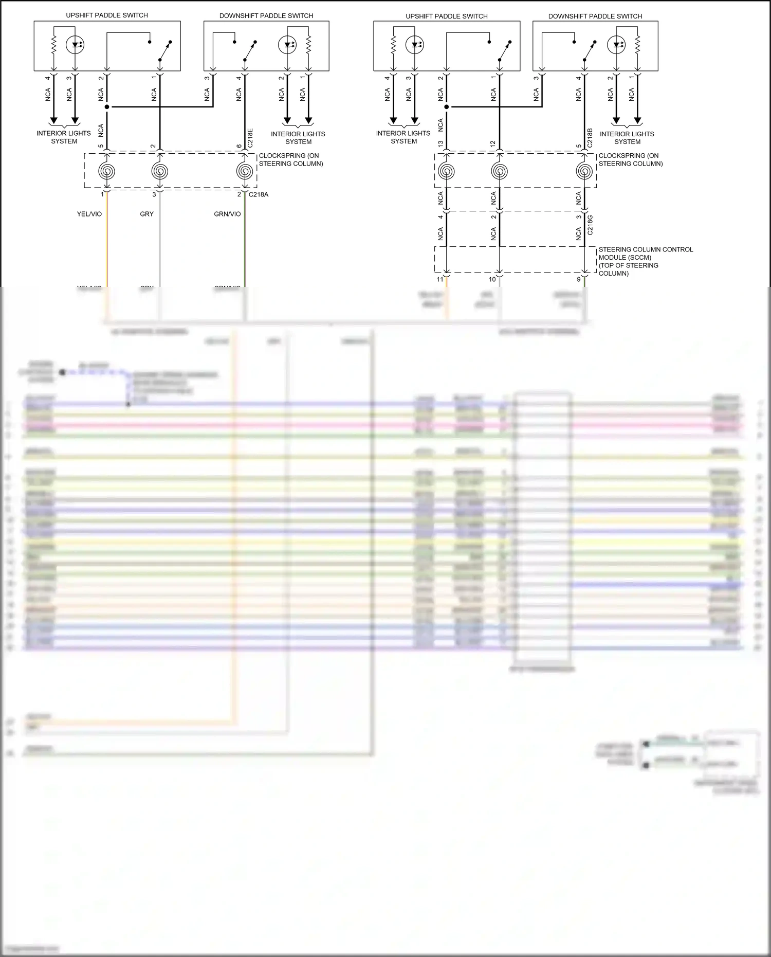 Wiring diagram blu/red for Ford Edge II facelift (2018-2023) (12 of 16)