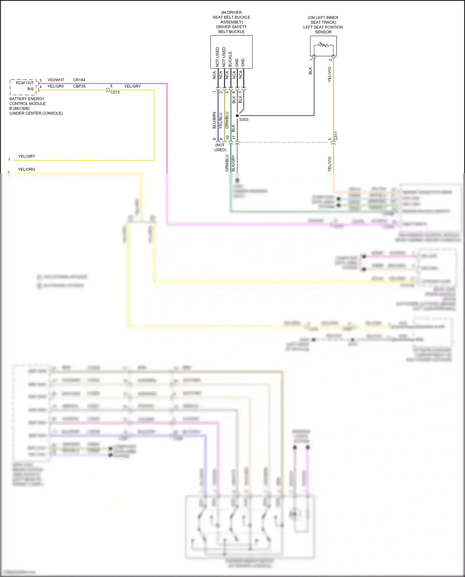 Wiring diagram computer data lines system for Ford Edge II facelift (2018-2023) (44 of 80)