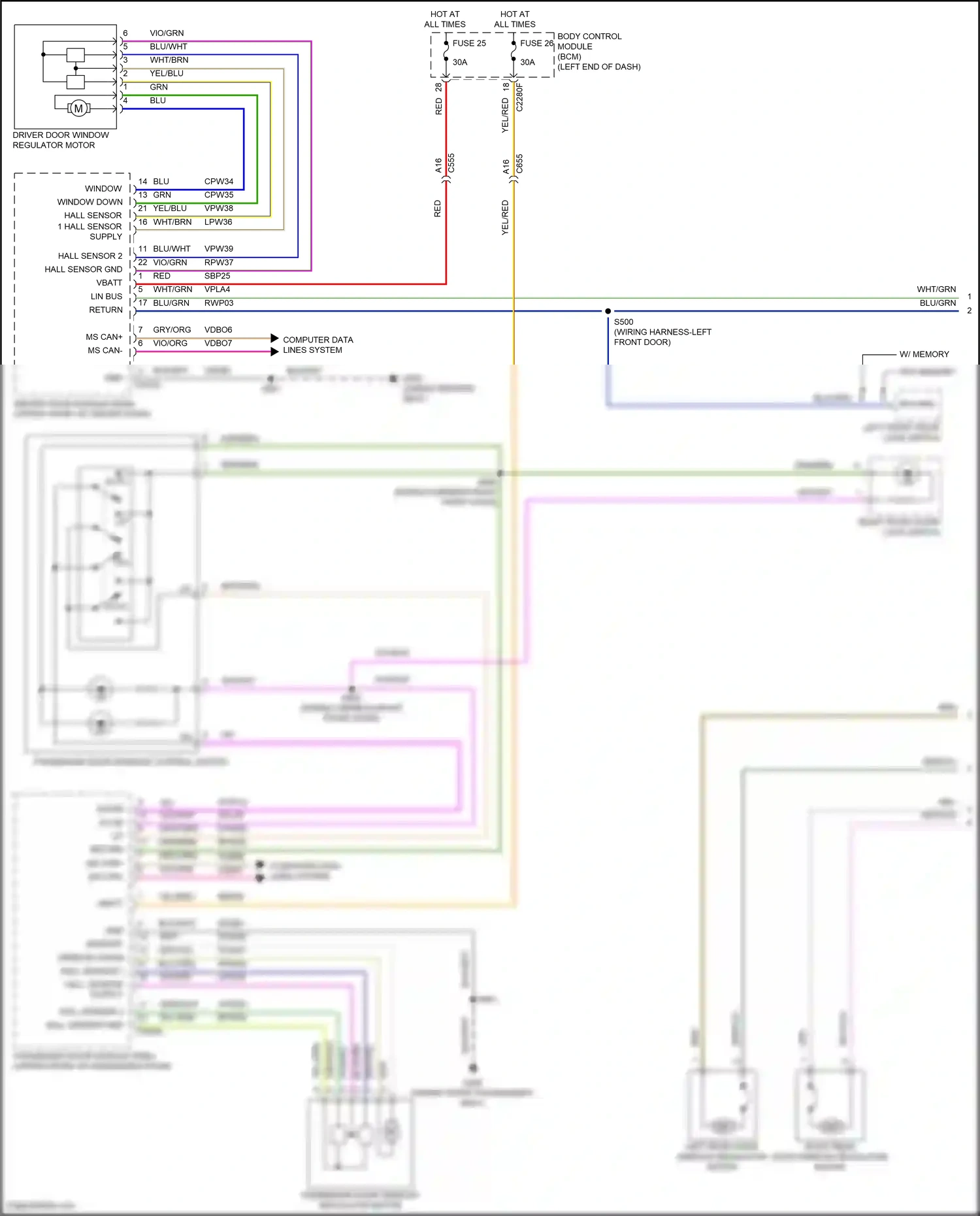 Wiring diagram grn for Ford Edge II facelift (2018-2023) (8 of 64)