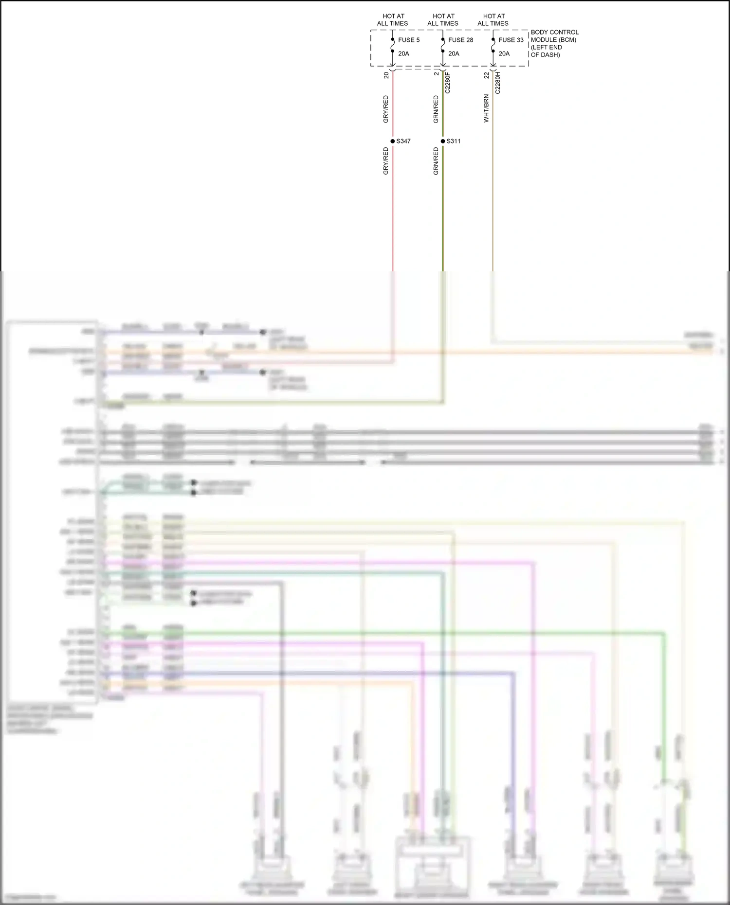 Wiring diagram grn for Ford Edge II facelift (2018-2023) (9 of 64)