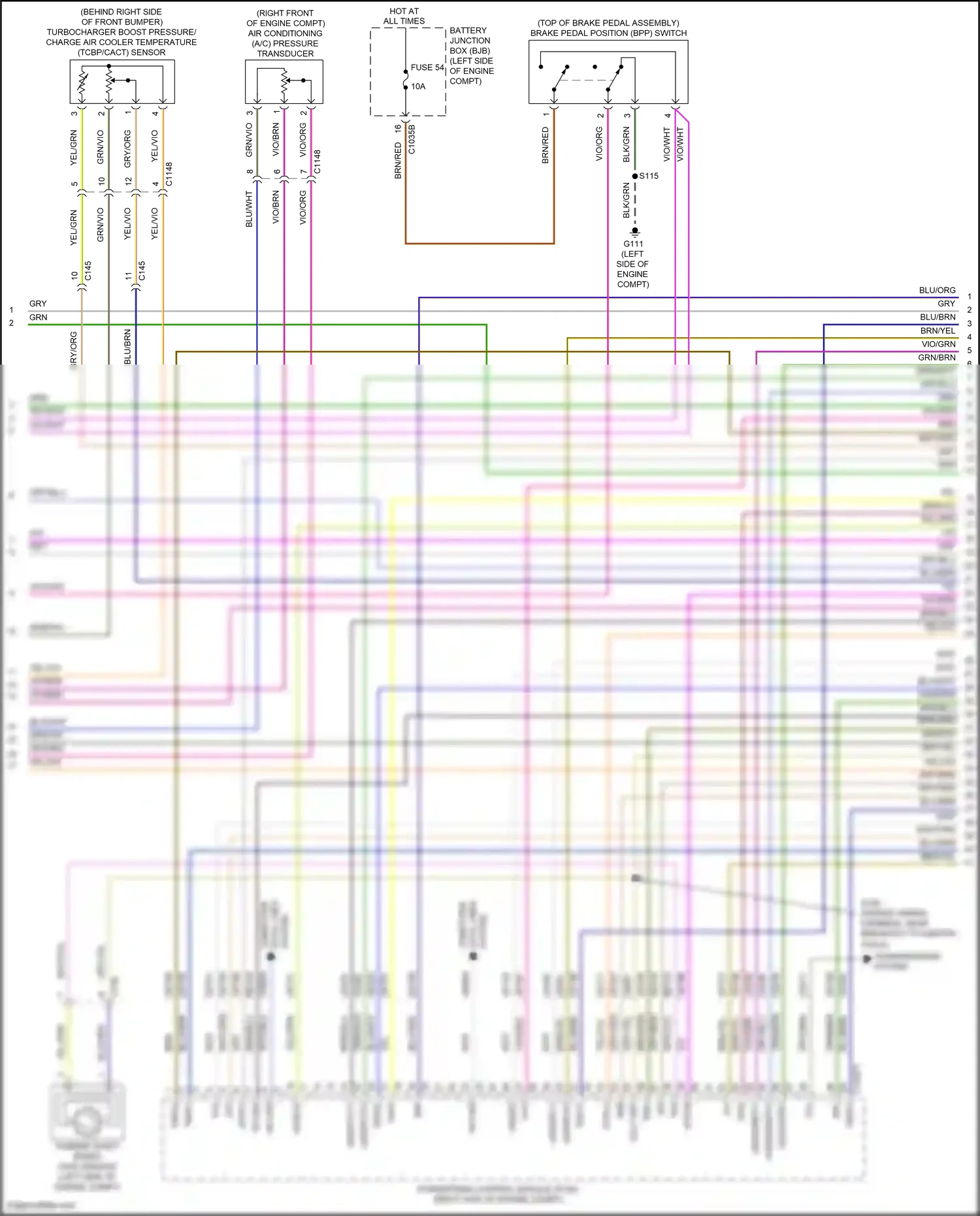 Wiring diagram gry/blu for Ford Edge II facelift (2018-2023) (57 of 57)