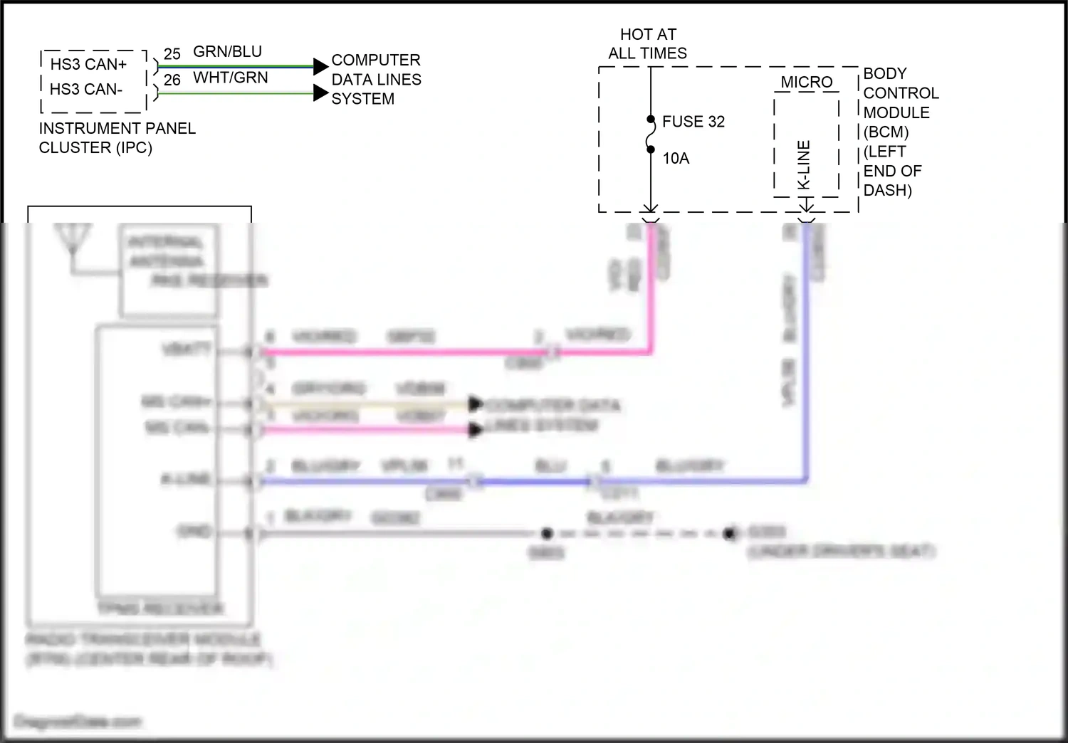 Wiring diagram micro - for Ford Edge II facelift (2018-2023) (30 of 45)