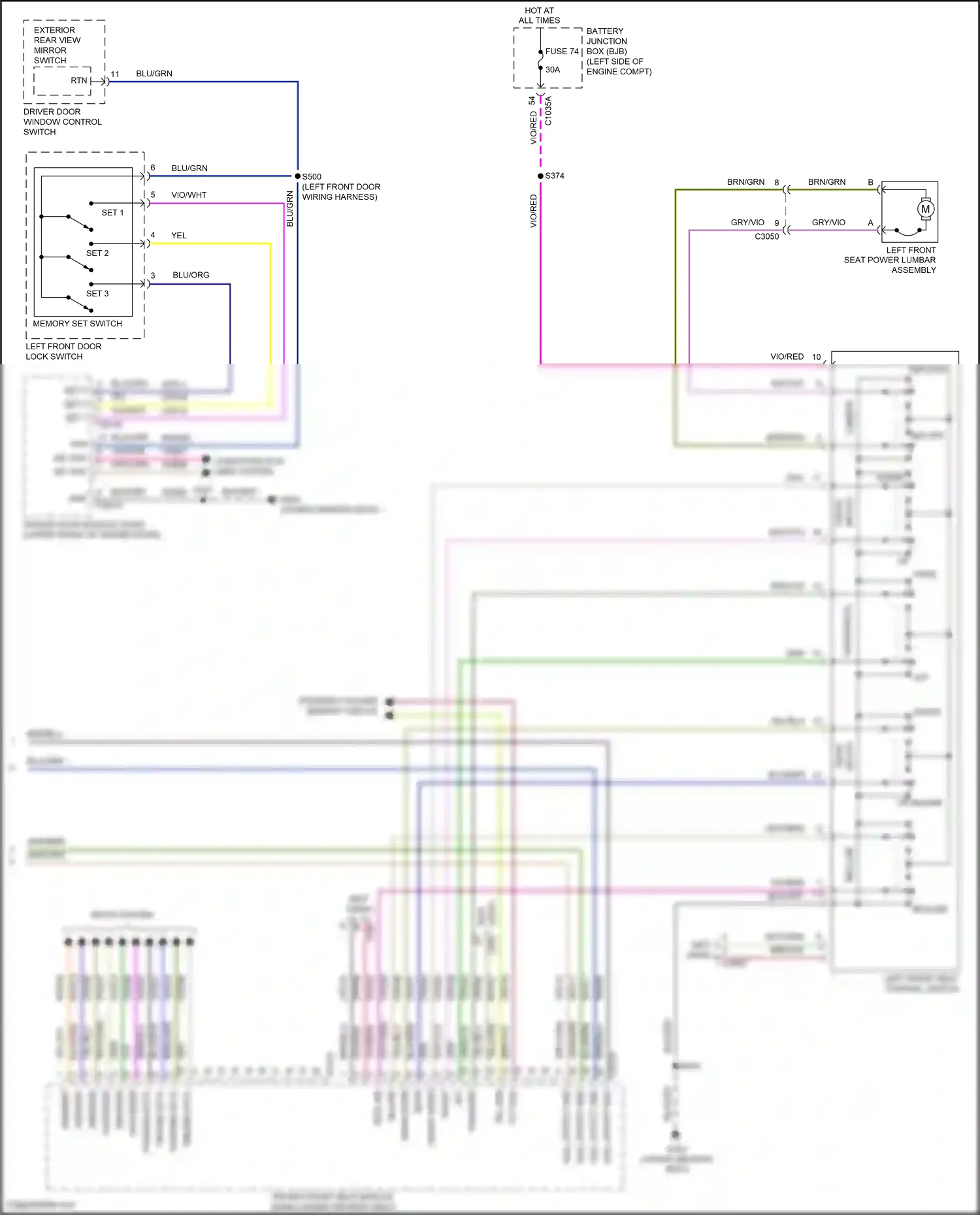 Wiring diagram set 2 for Ford Edge II facelift (2018-2023) (1 of 3)
