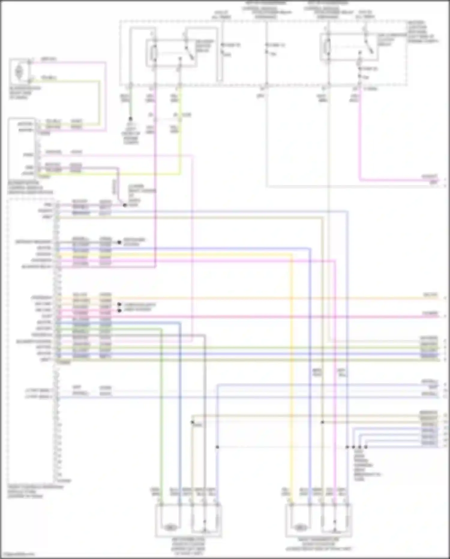 Edge Ford II (2015-2018): Manual a/c circuit (1 of 3)