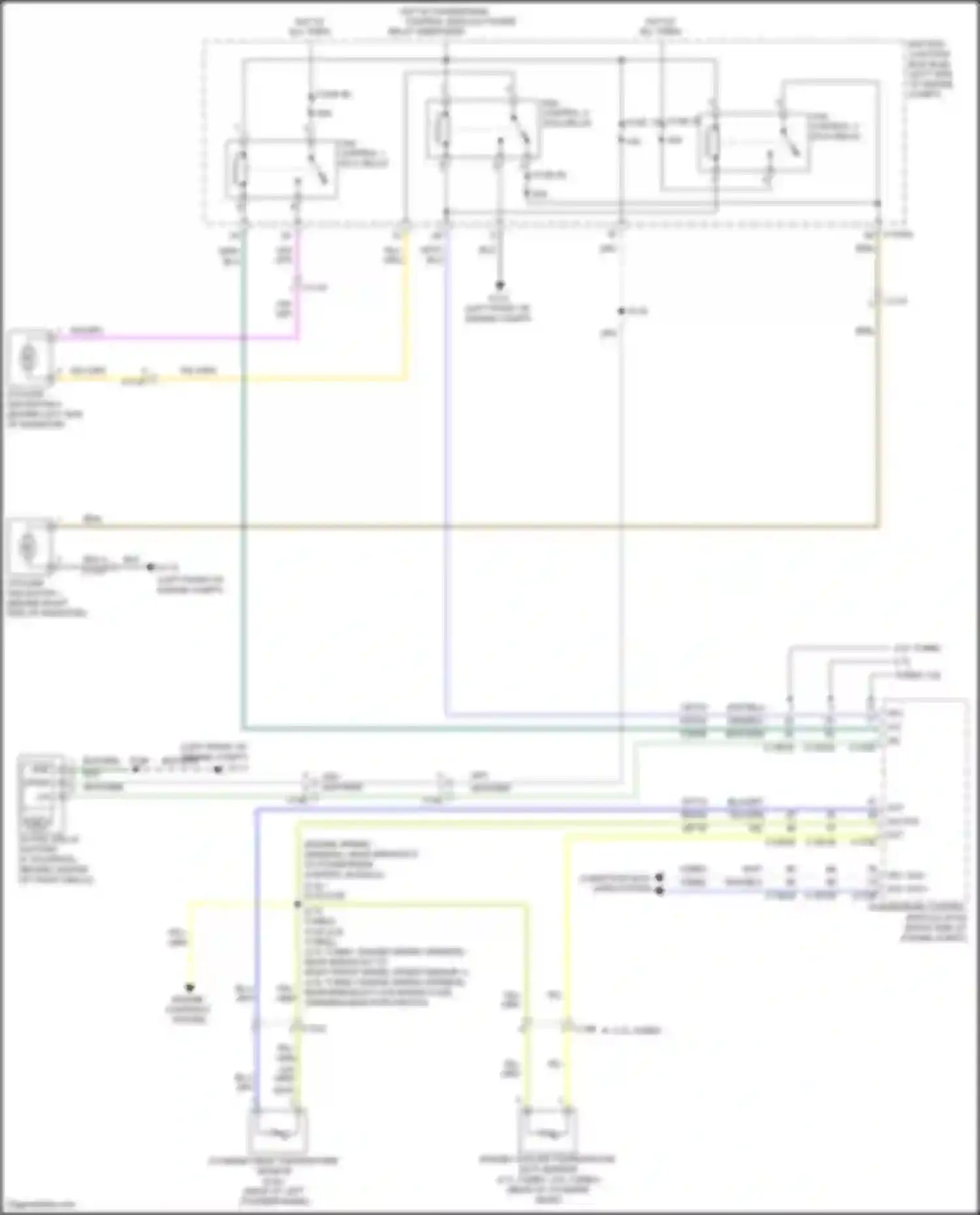Edge Ford II (2015-2018): Cooling fan circuit