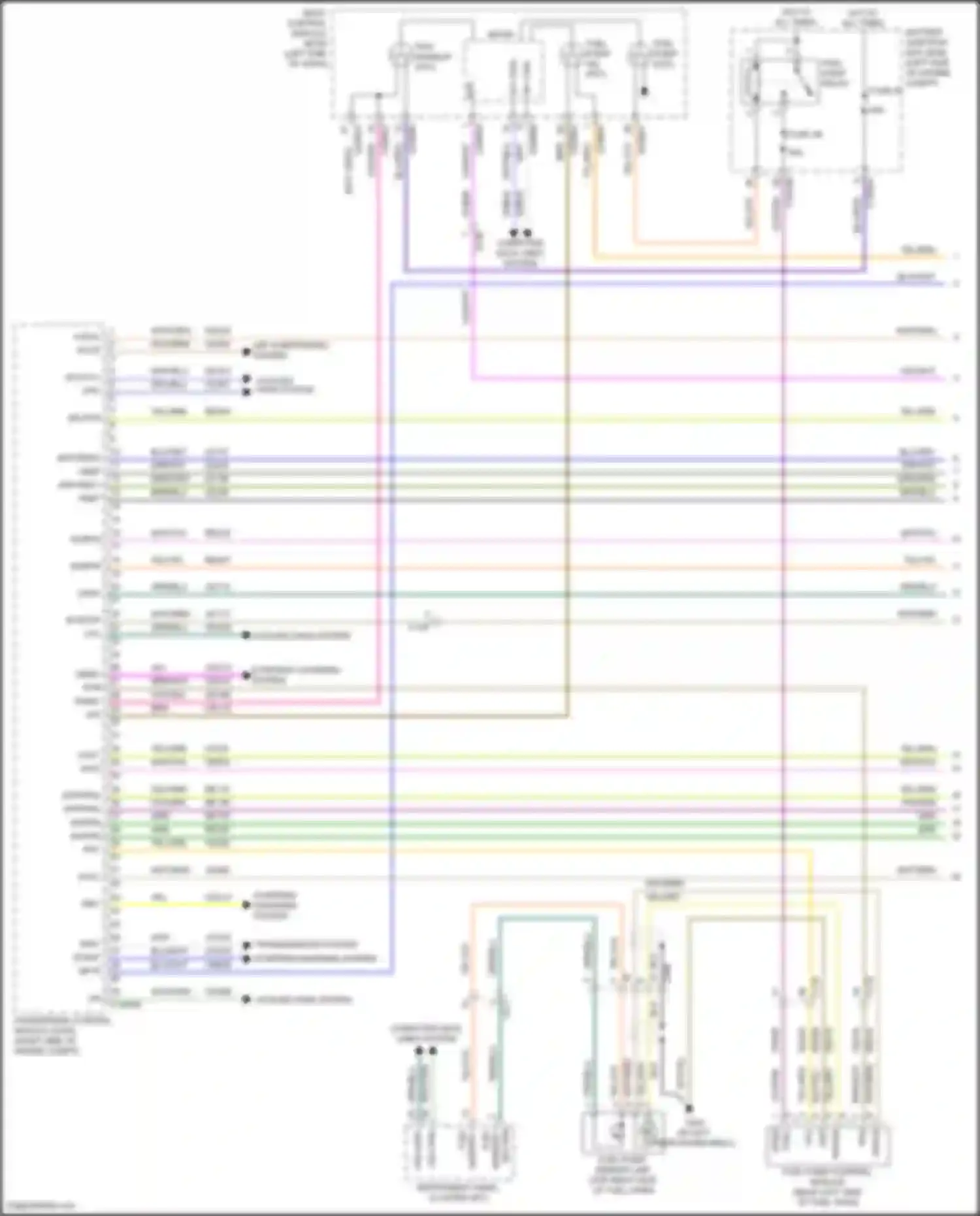 Edge Ford II (2015-2018): Wiring diagram engine performance 2.7l turbo (1 of 9)