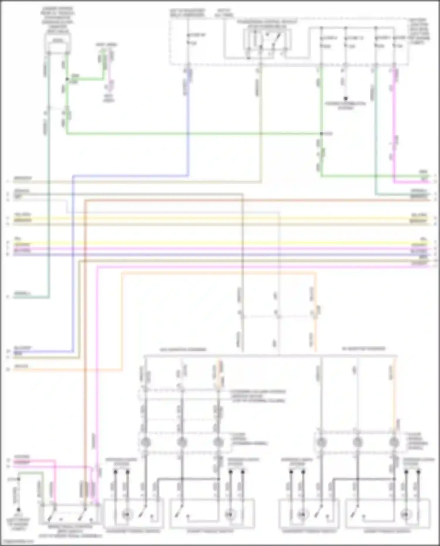 Edge Ford II (2015-2018): Wiring diagram engine performance 3.5l (2 of 7)