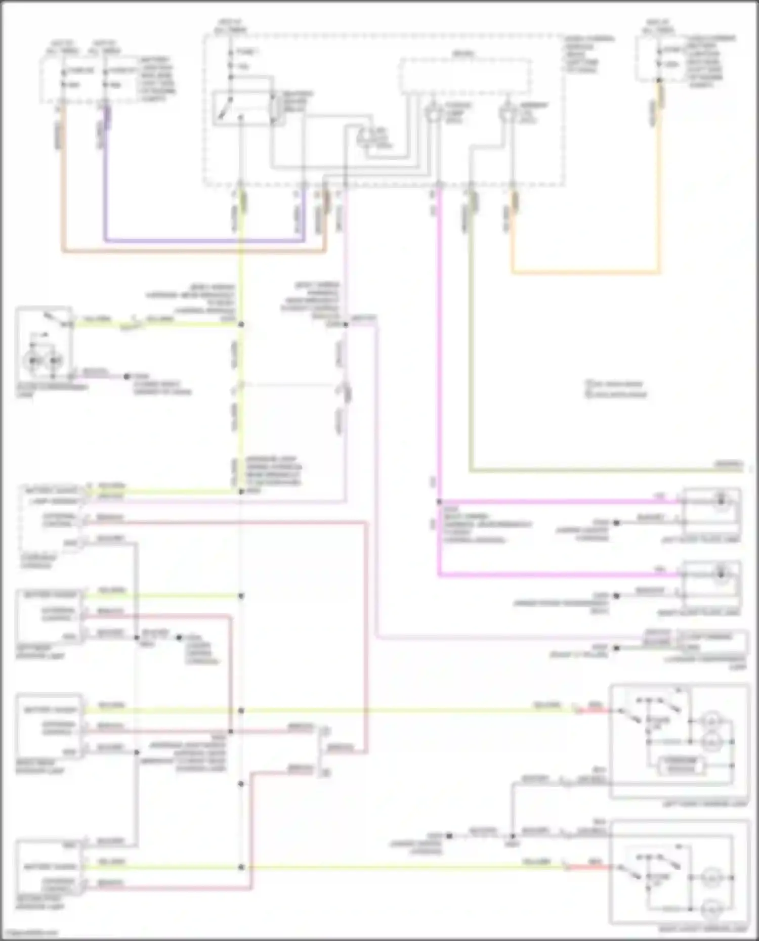 Edge Ford II (2015-2018): Courtesy lamps circuit (1 of 2)