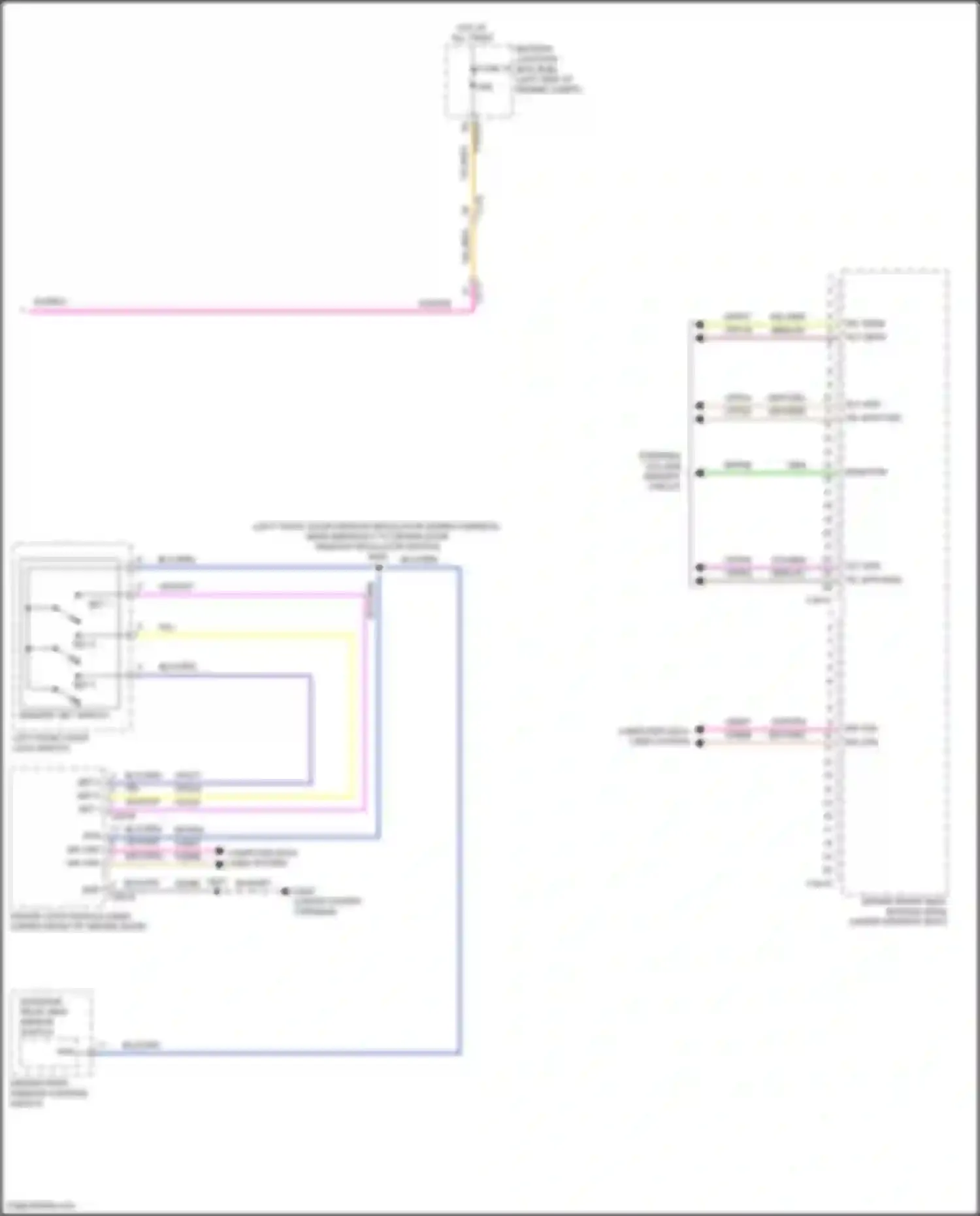 Edge Ford II (2015-2018): Driver"s memory seat circuit (2 of 2)