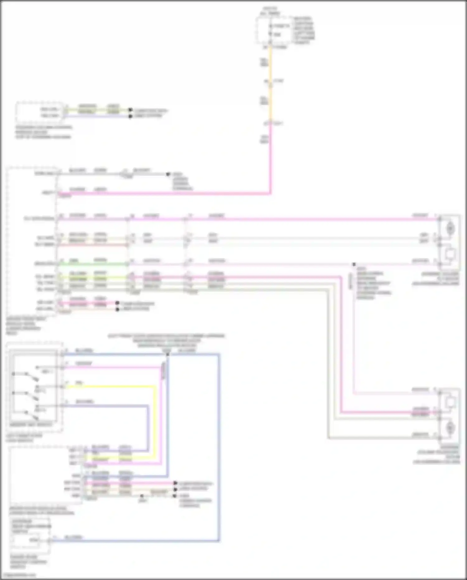 Edge Ford II (2015-2018): Steering column memory circuit