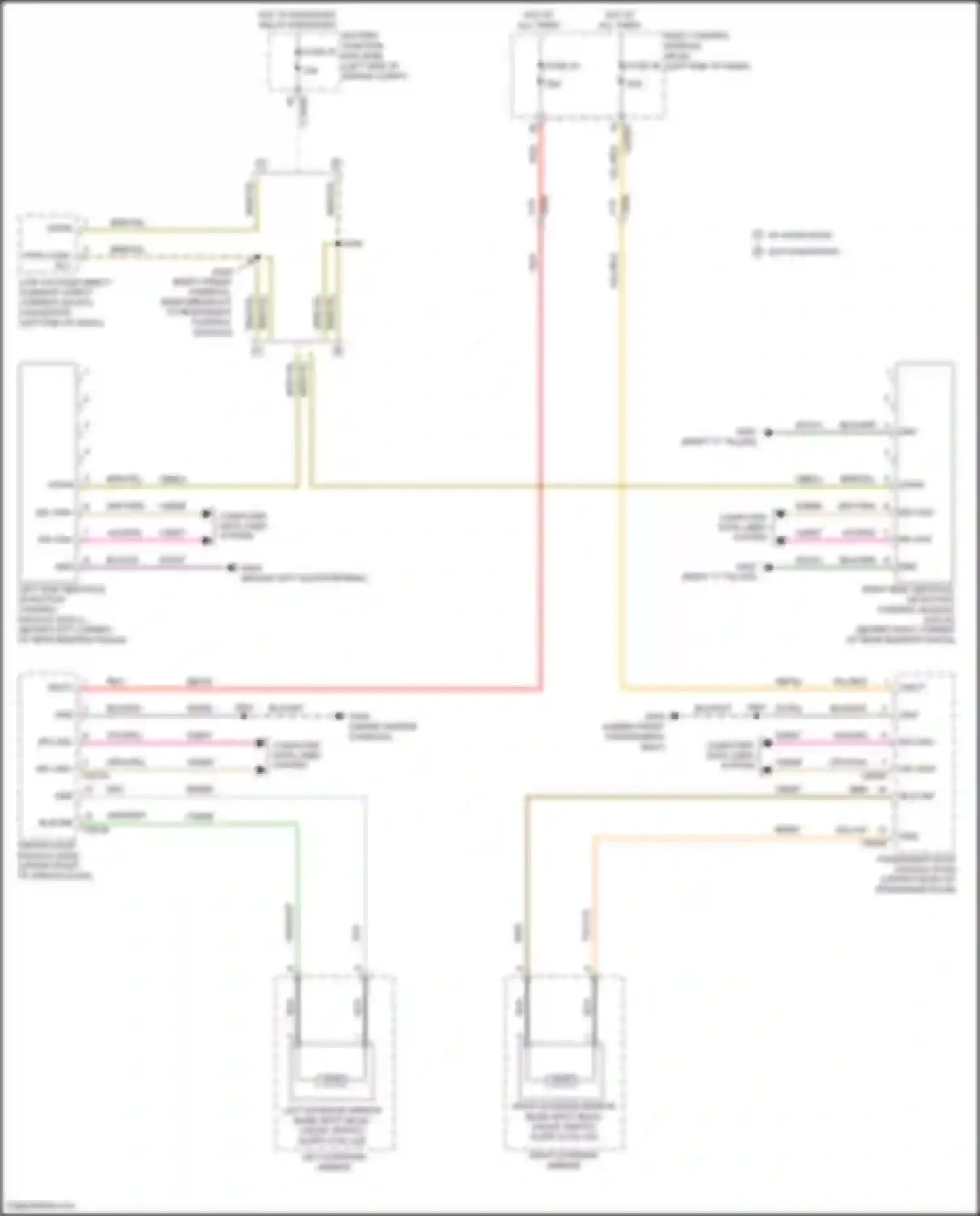 Edge Ford II (2015-2018): Blind spot information system circuit