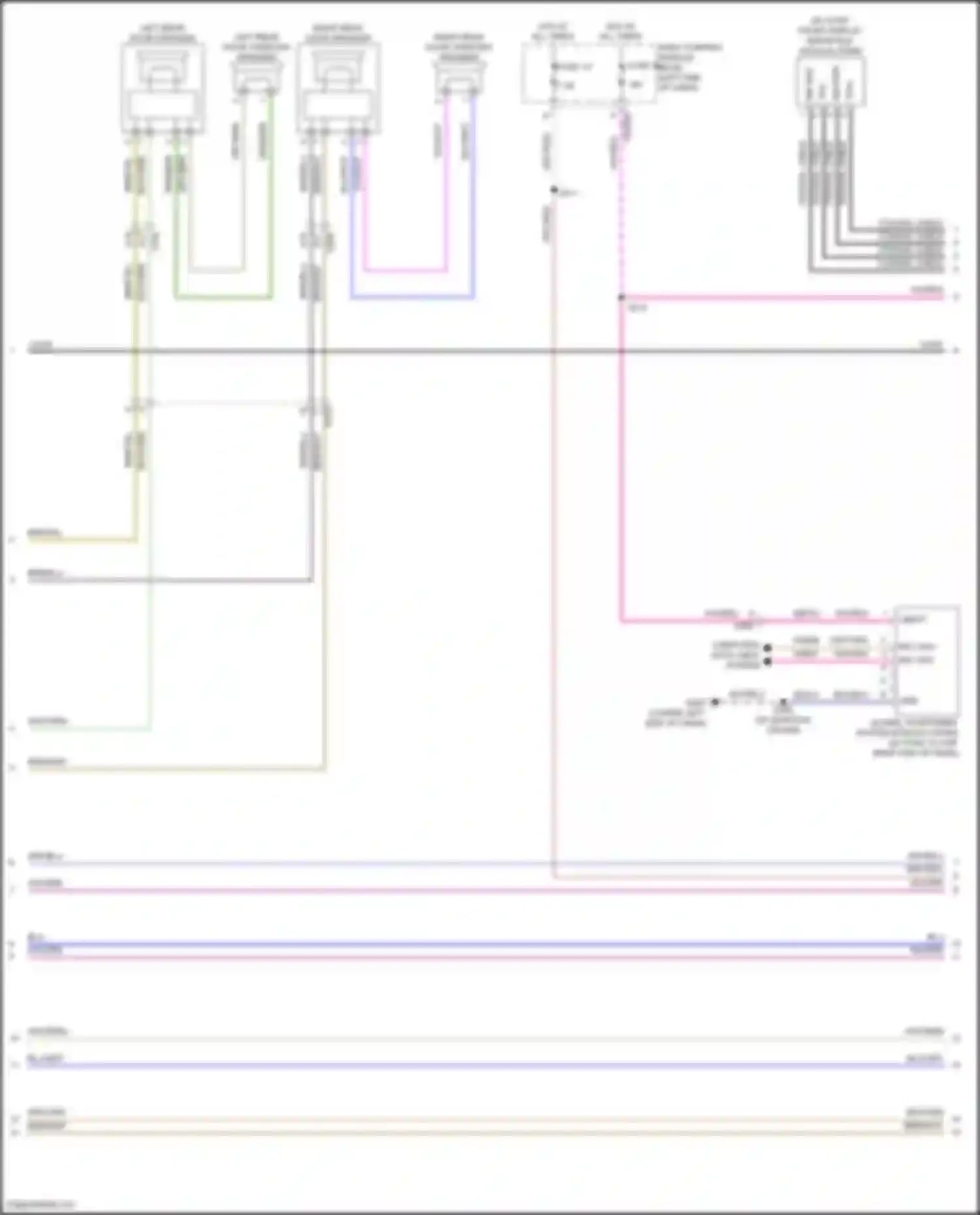 Edge Ford II (2015-2018): Navigation circuit, w/o sony w/ touch screen (2 of 4)