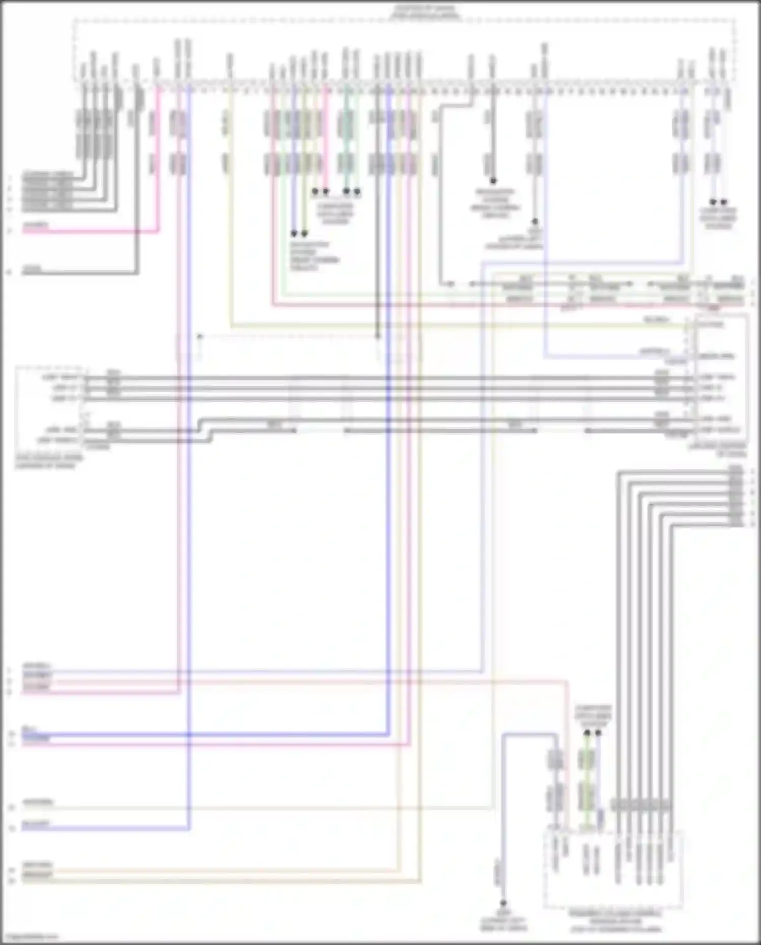 Edge Ford II (2015-2018): Navigation circuit, w/o sony w/ touch screen (3 of 4)