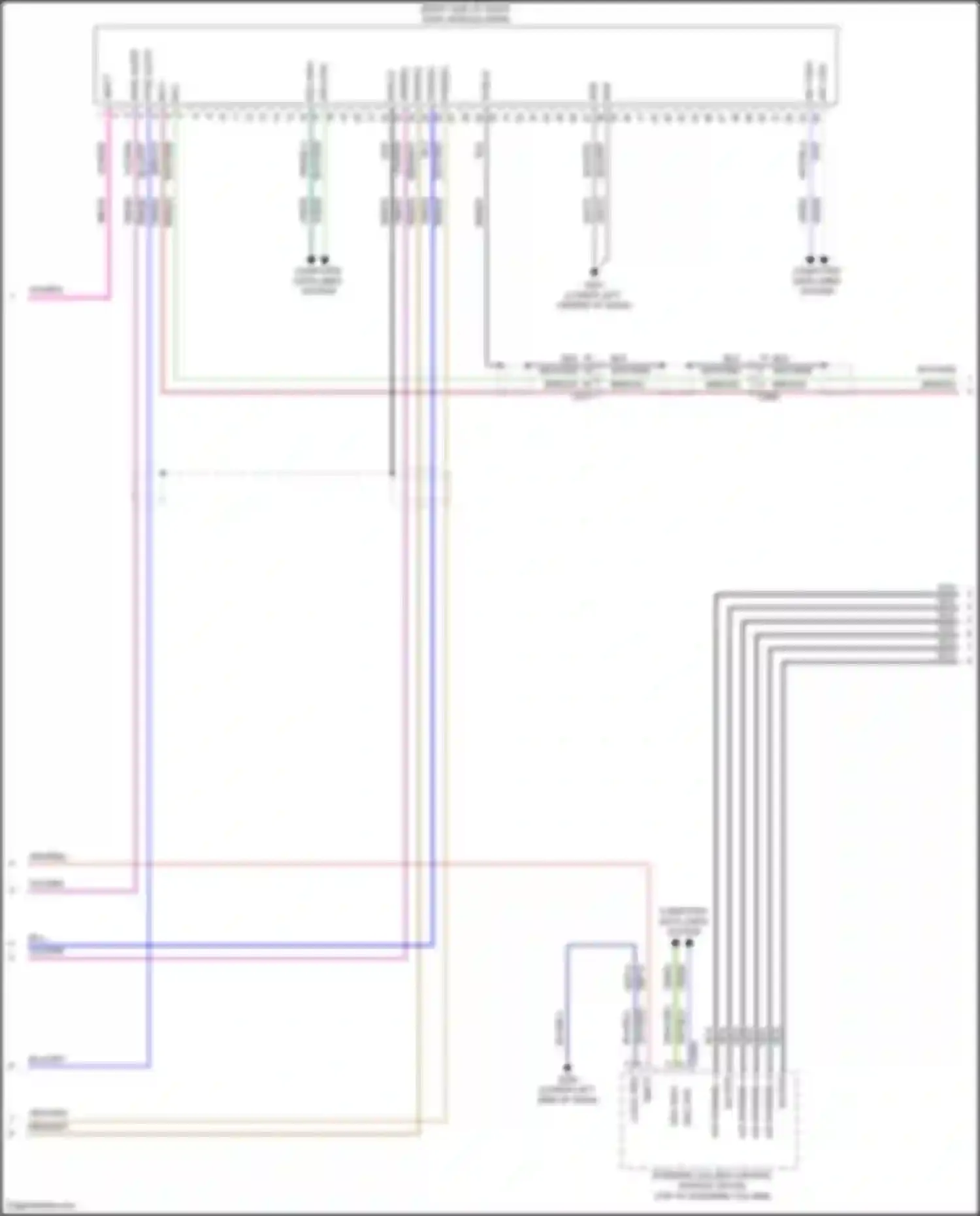Edge Ford II (2015-2018): Navigation circuit, w/o touch screen (3 of 4)