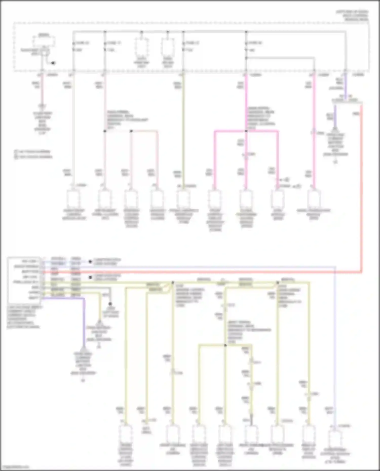 Edge Ford II (2015-2018): Power distribution circuit (6 of 7)