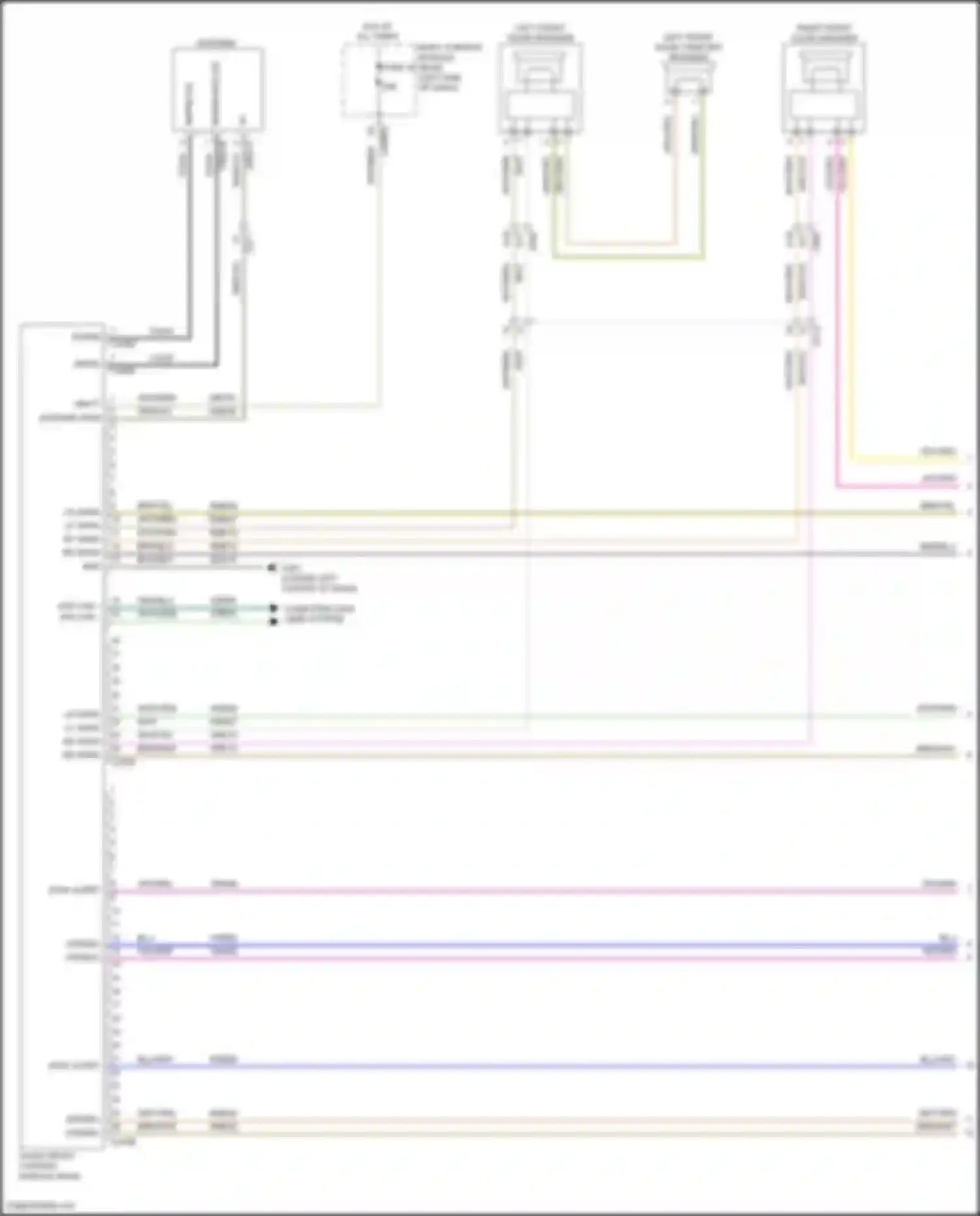 Edge Ford II (2015-2018): Radio circuit, w/o touch screen (1 of 4)