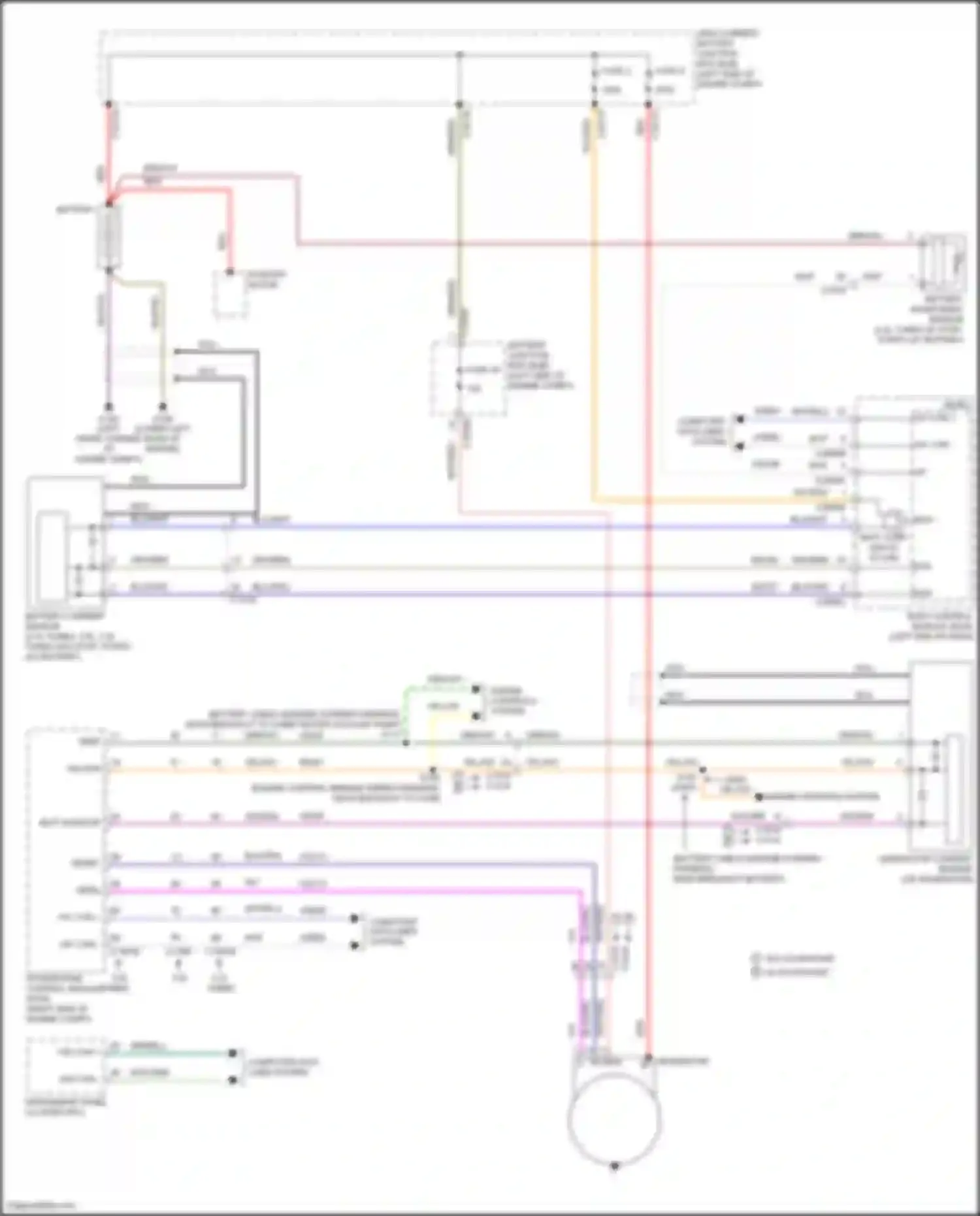 Edge Ford II (2015-2018): Charging circuit