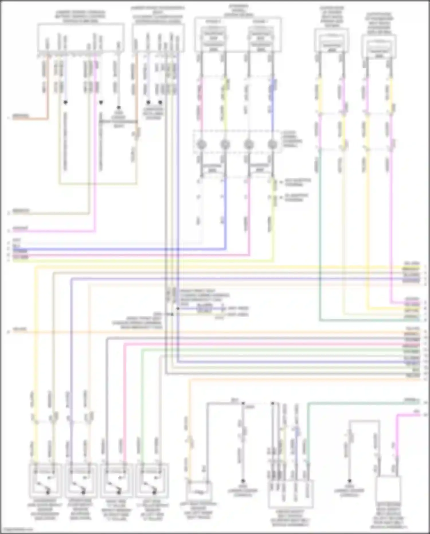 Edge Ford II (2015-2018): Supplemental restraints circuit (2 of 3)