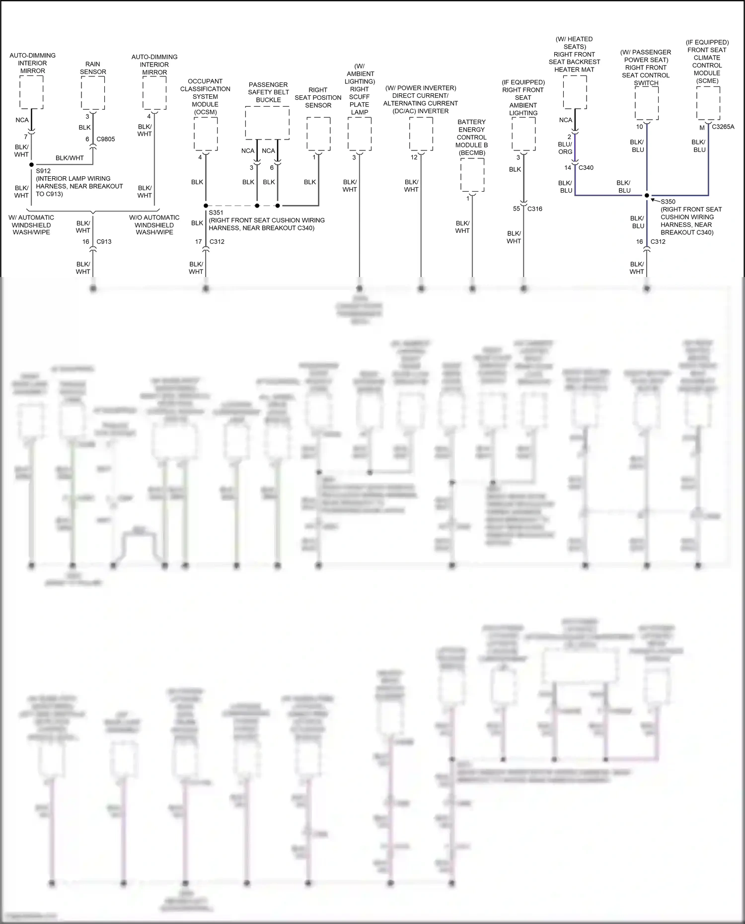 Wiring diagram blk for Ford Edge II (2015-2018) (31 of 51)