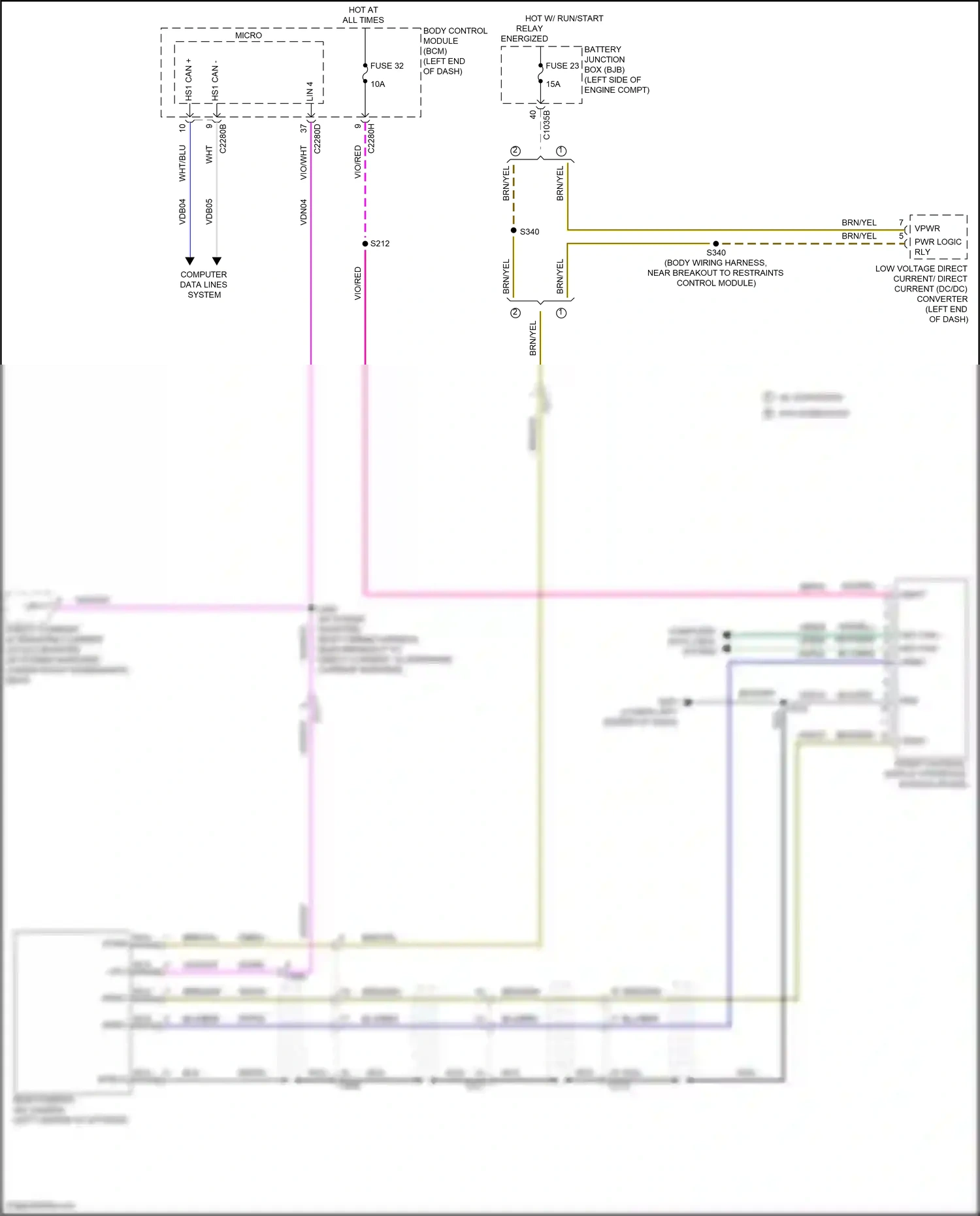 Wiring diagram blk/gry for Ford Edge II (2015-2018) (28 of 48)