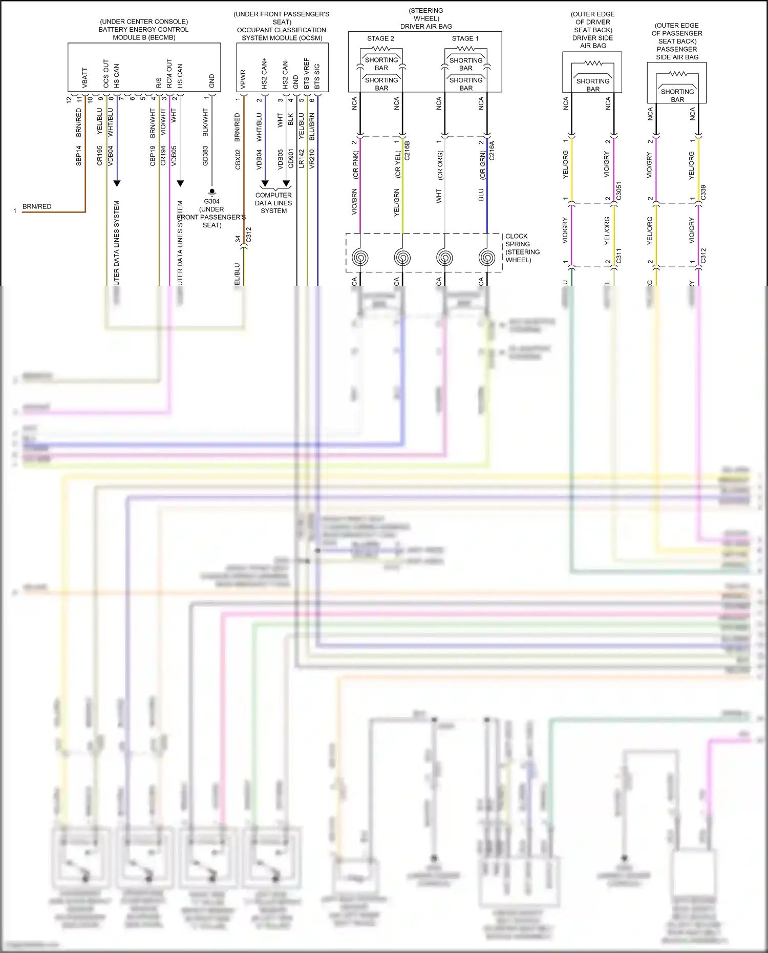 Wiring diagram blu for Ford Edge II (2015-2018) (20 of 71)