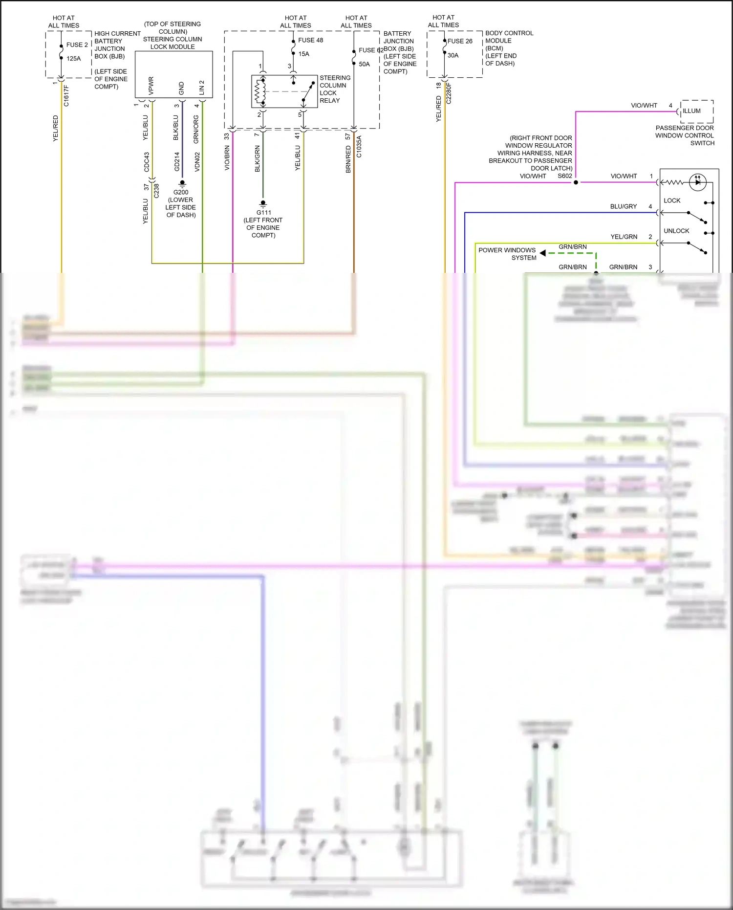 Wiring diagram brn/red for Ford Edge II (2015-2018) (3 of 29)