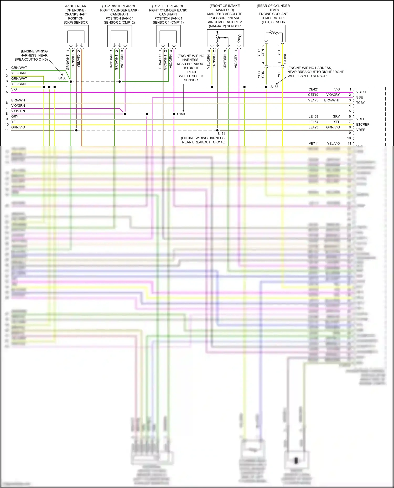 Wiring diagram brn/yel for Ford Edge II (2015-2018) (57 of 62)