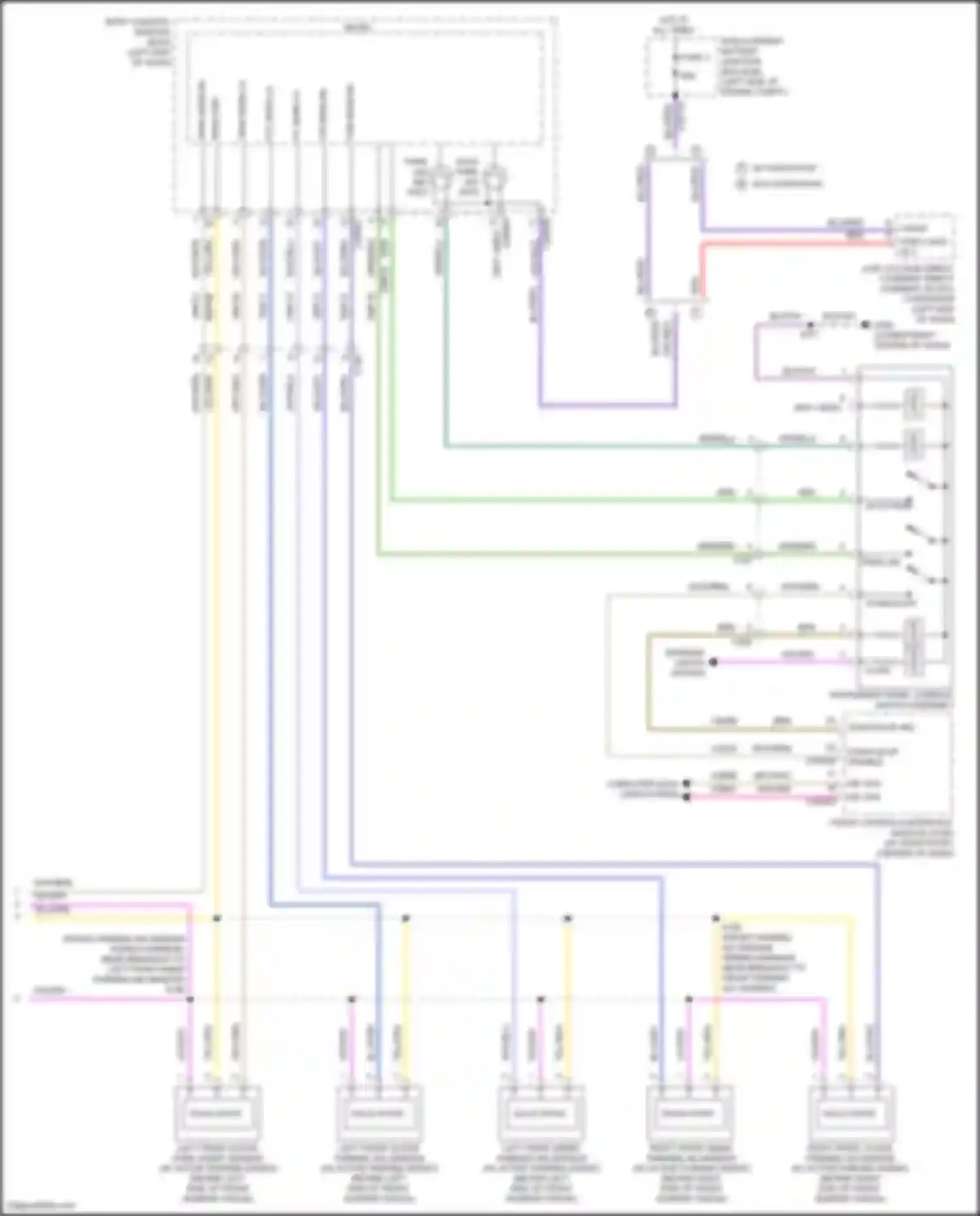 Wiring diagram solid state for Ford Edge II (2015-2018) (2 of 2)